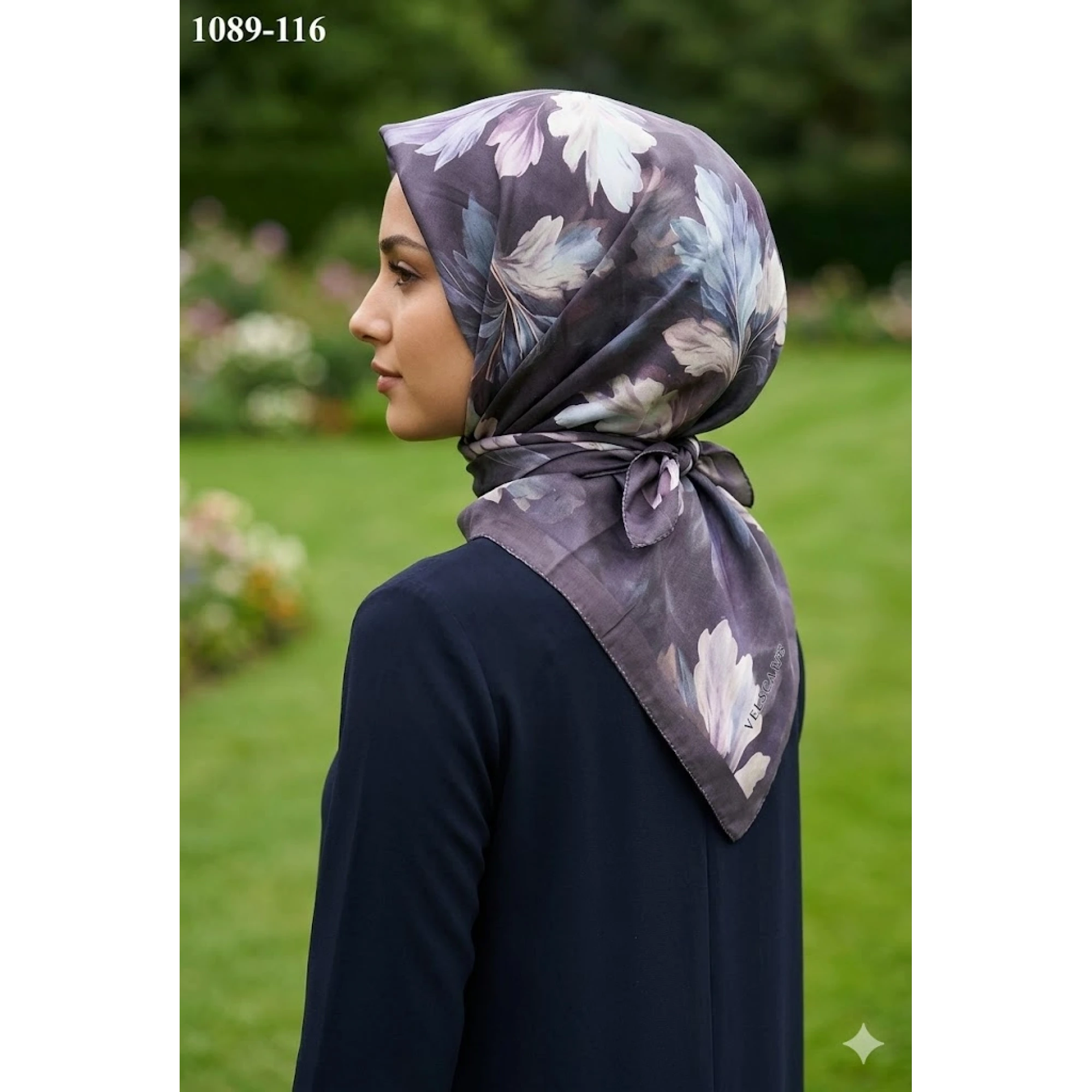 Velscarfs Soft Pamuk Parla Eşarp (Kahverengi) 1089-116