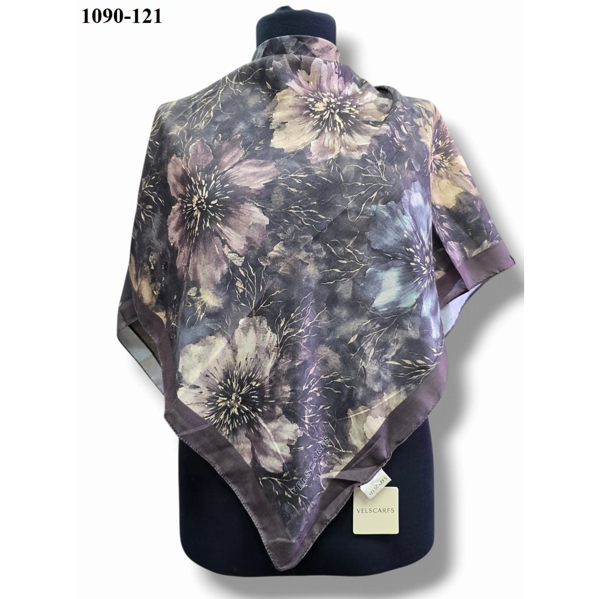 Velscarfs Soft Pamuk Parla Eşarp (Kahverengi) 1090-121