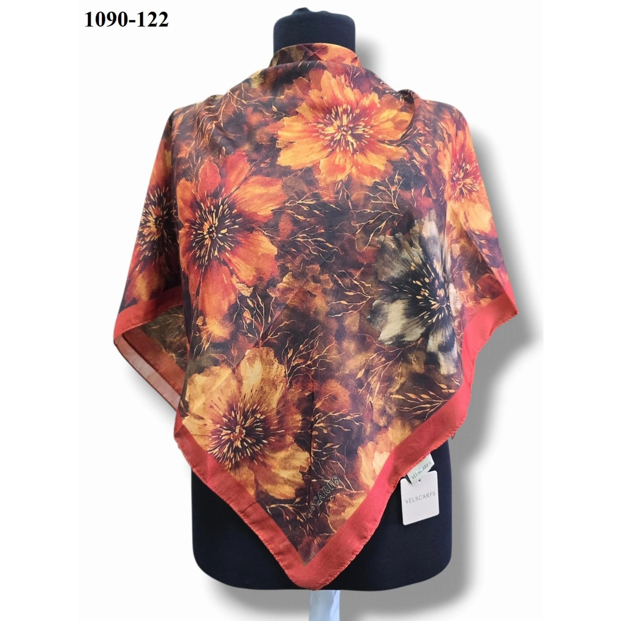 Velscarfs Soft Pamuk Parla Eşarp (Turuncu) 1090-122