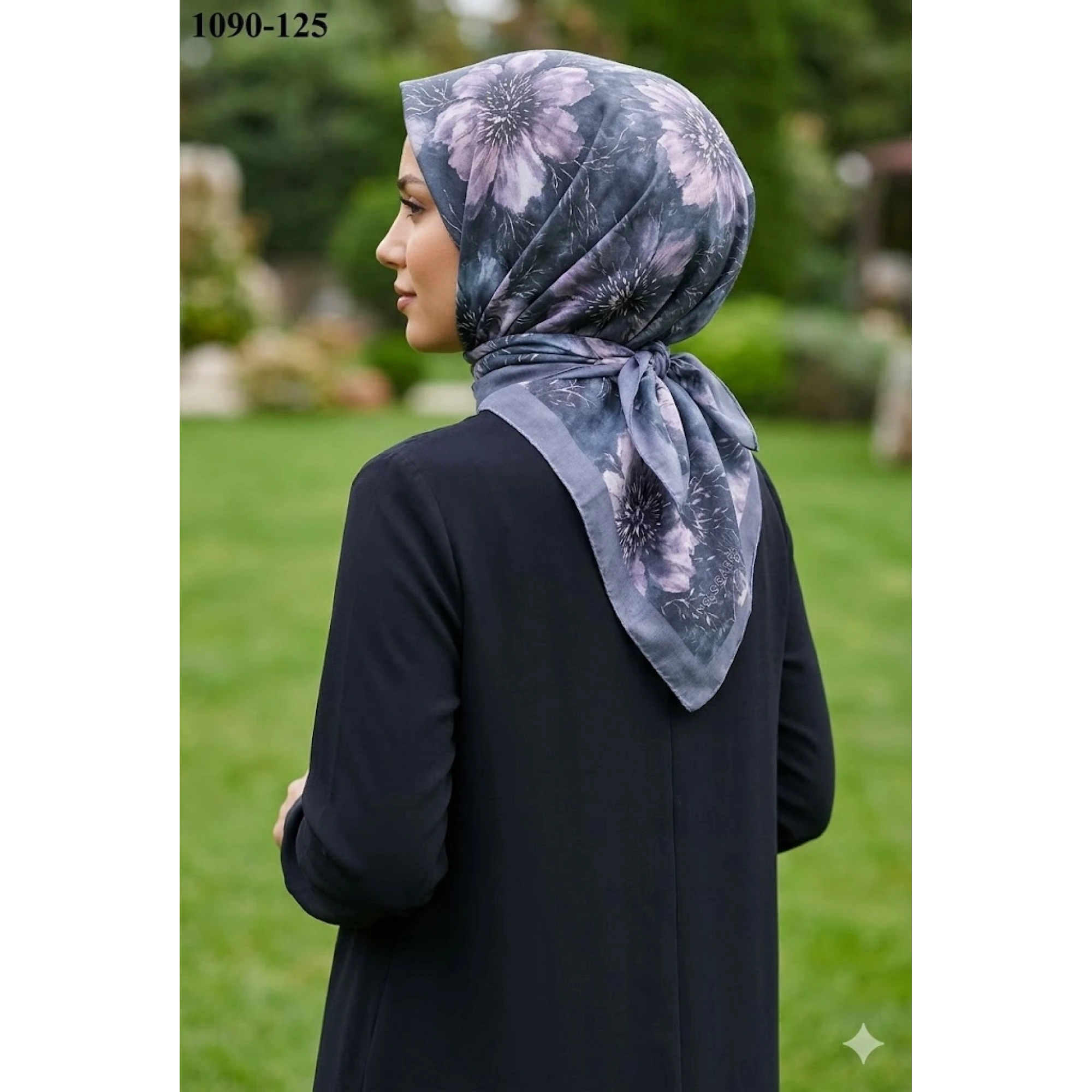 Velscarfs Soft Pamuk Parla Eşarp (Gri) 1090-125