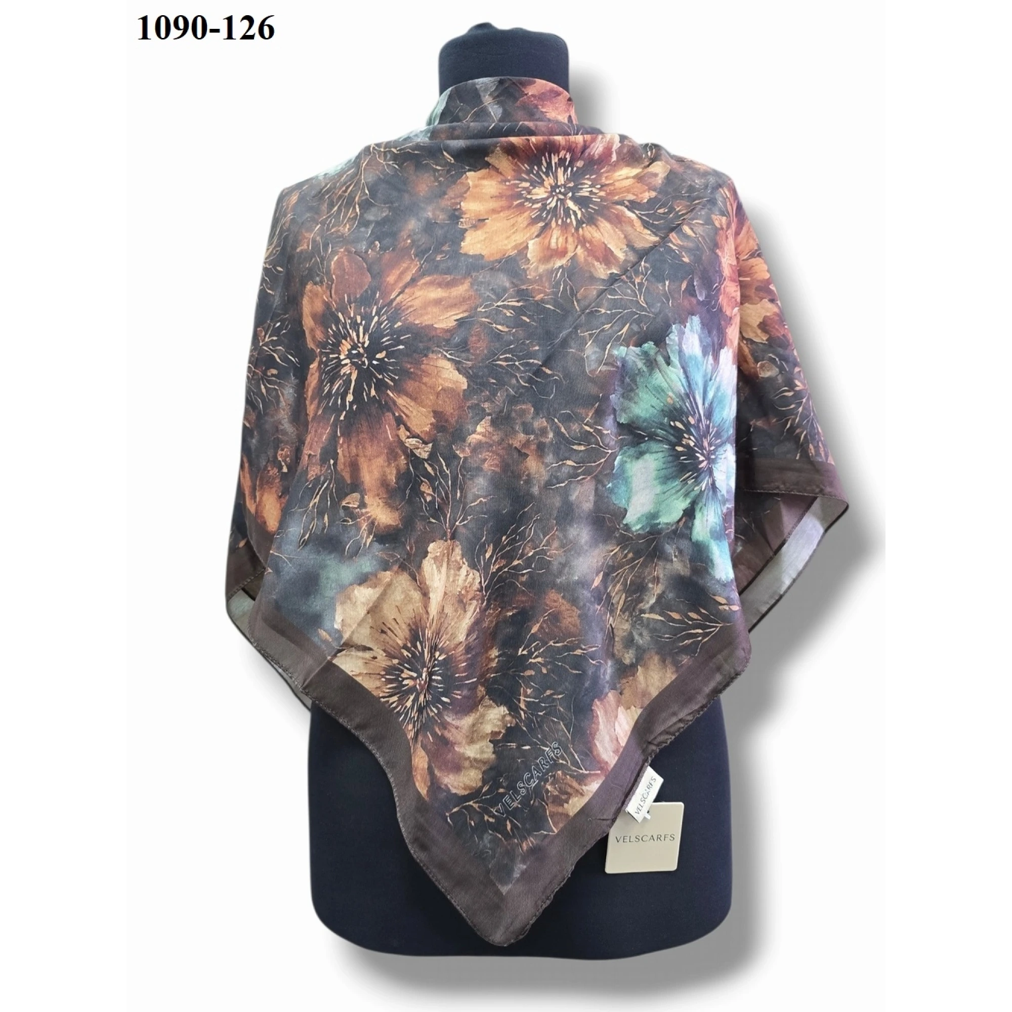 Velscarfs Soft Pamuk Parla Eşarp (Kahverengi) 1090-126