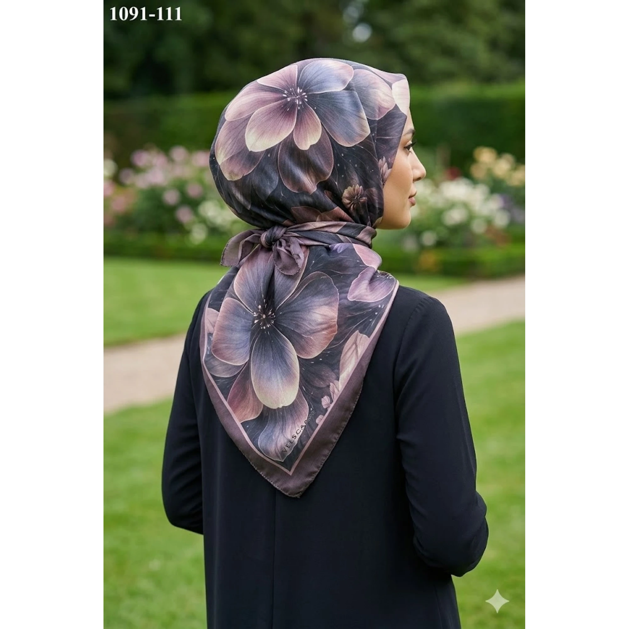 Velscarfs Soft Pamuk Parla Eşarp (Kahverengi) 1091-111