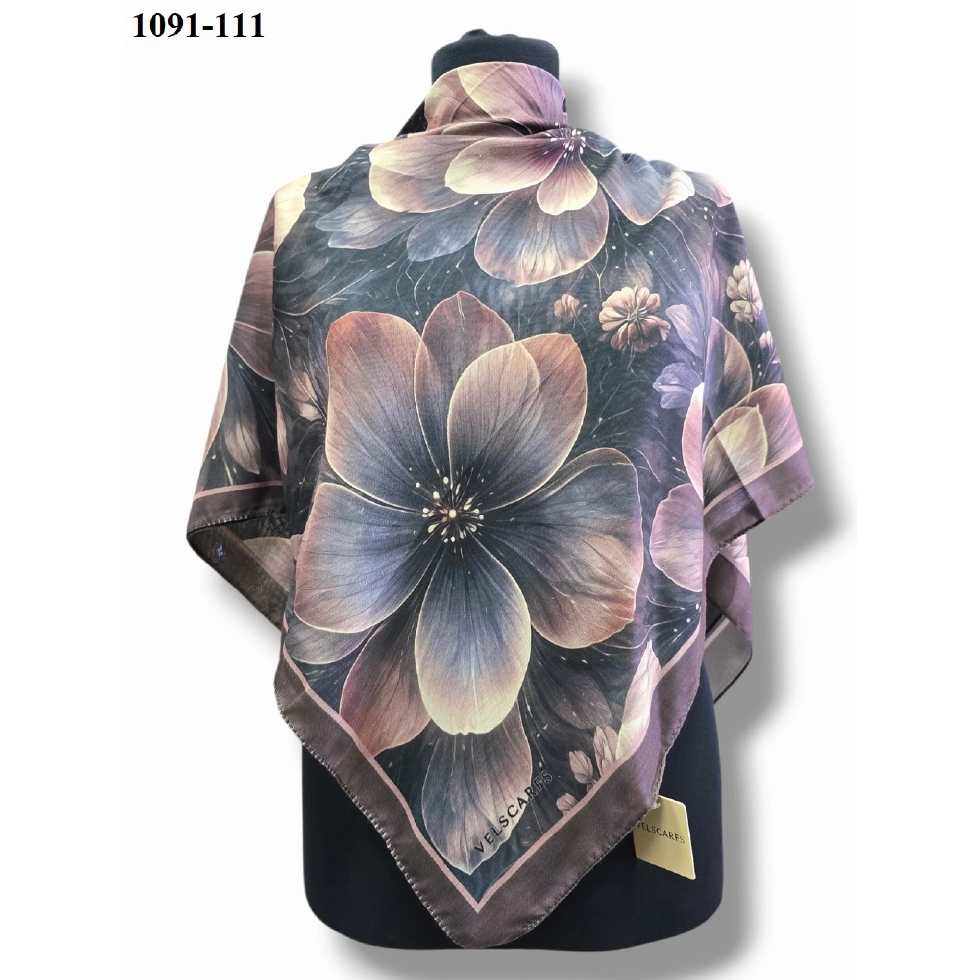 Velscarfs Soft Pamuk Parla Eşarp (Kahverengi) 1091-111