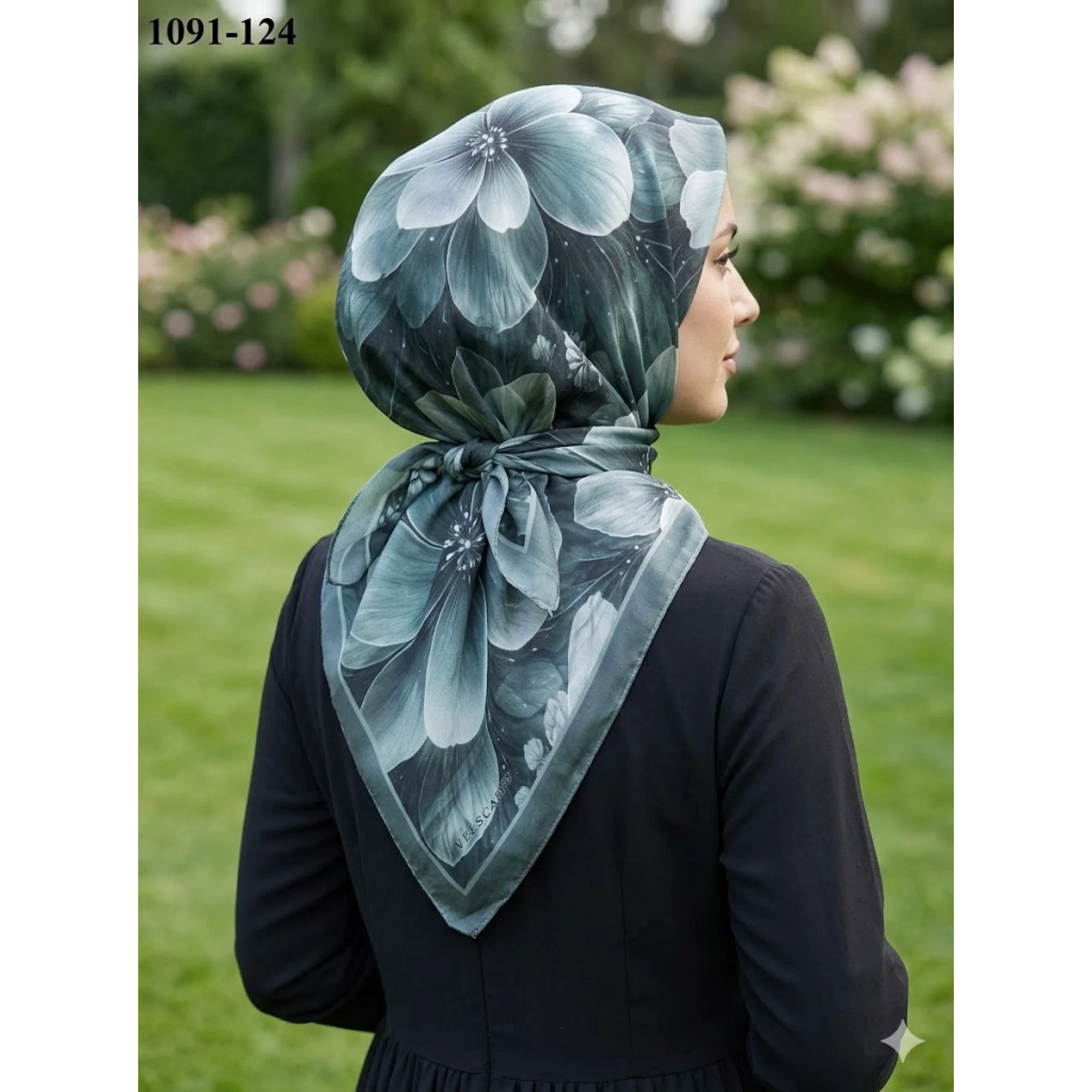 Velscarfs Soft Pamuk Parla Eşarp (Gri) 1091-124