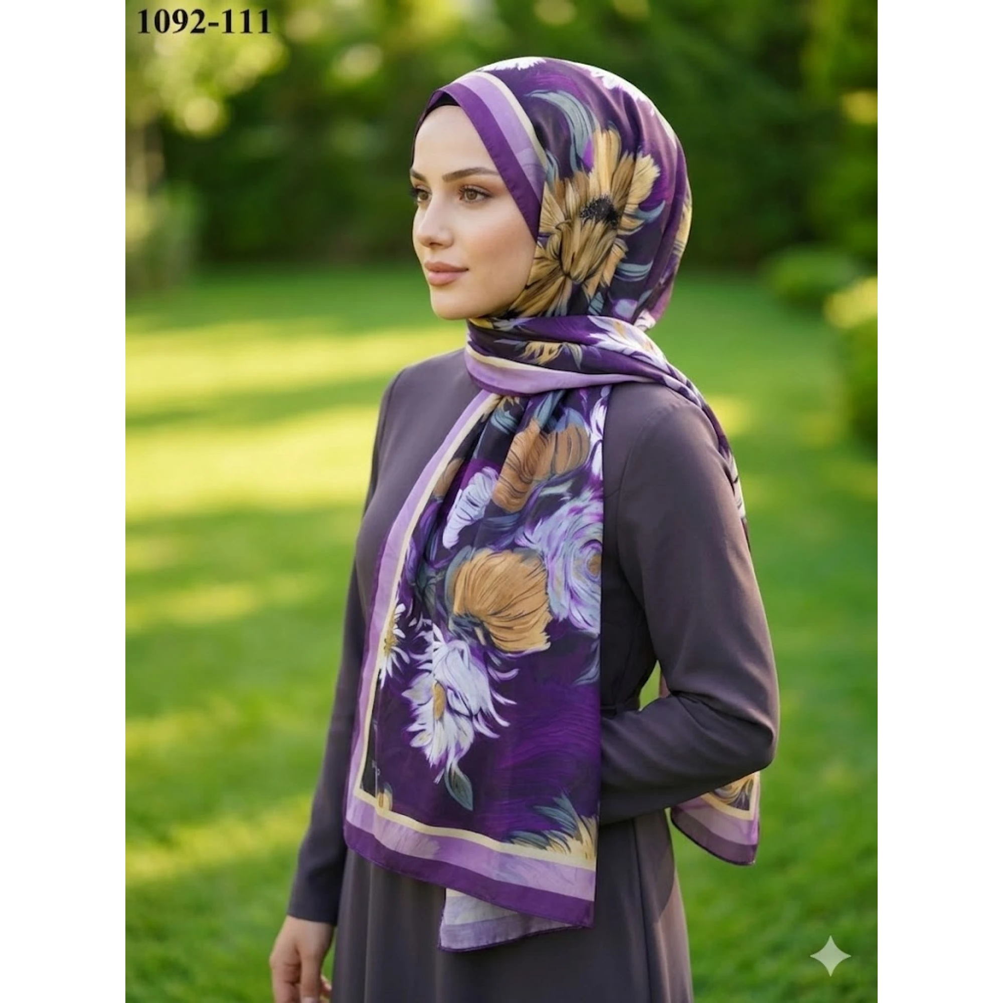 Velscarfs Soft Pamuk Şal (Mor) 1092-111