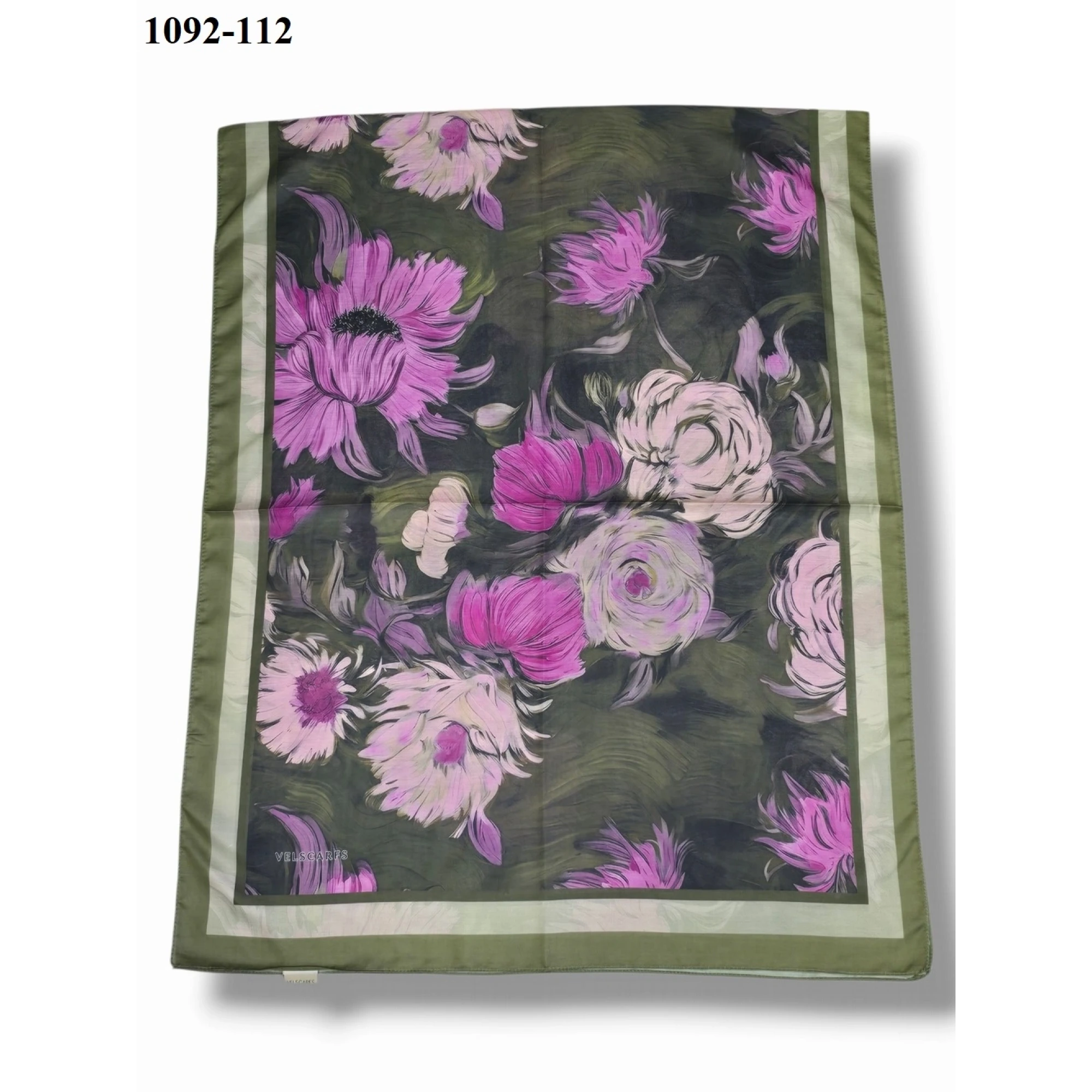 Velscarfs Soft Pamuk Şal (Yeşil) 1092-112