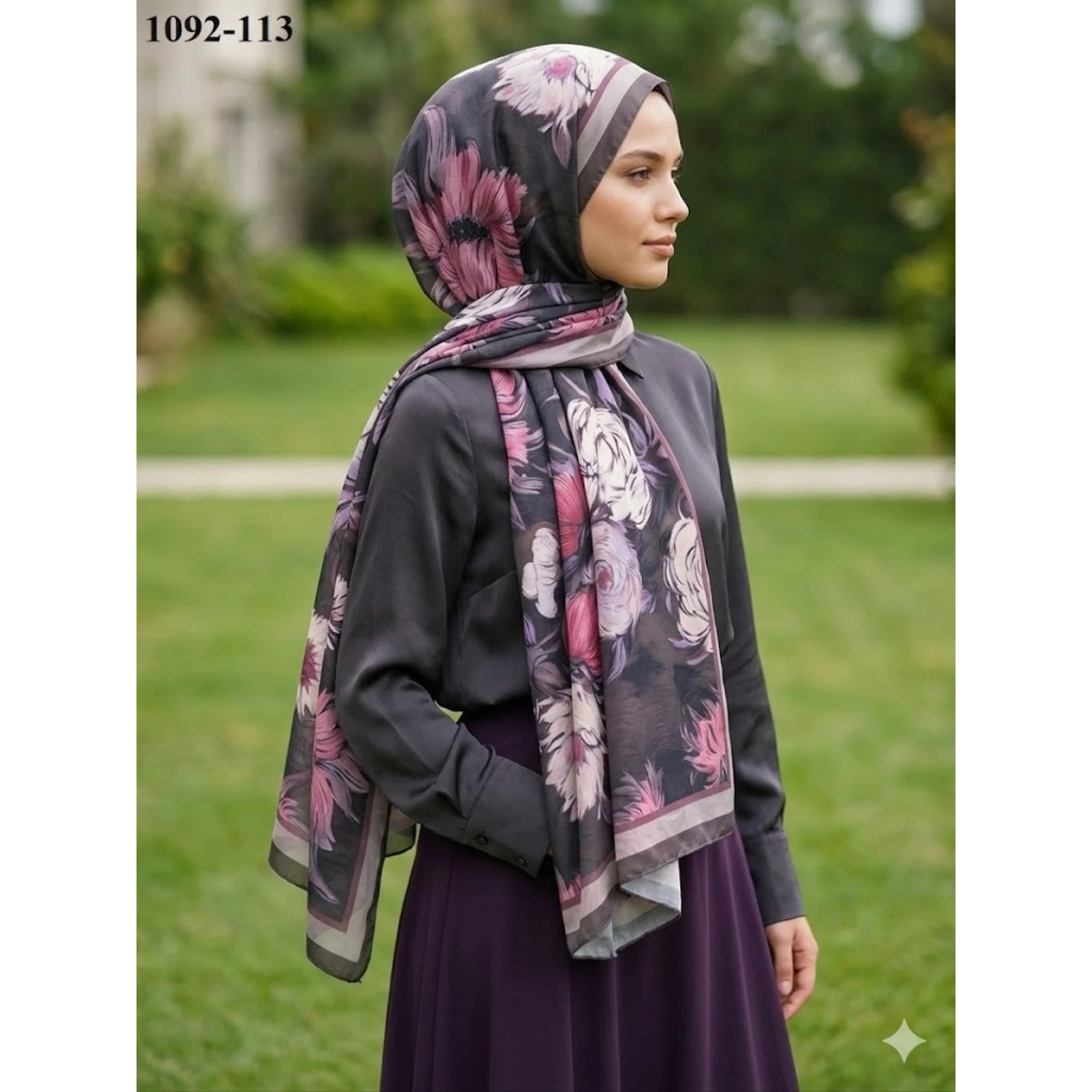 Velscarfs Soft Pamuk Şal (Kahverengi) 1092-113