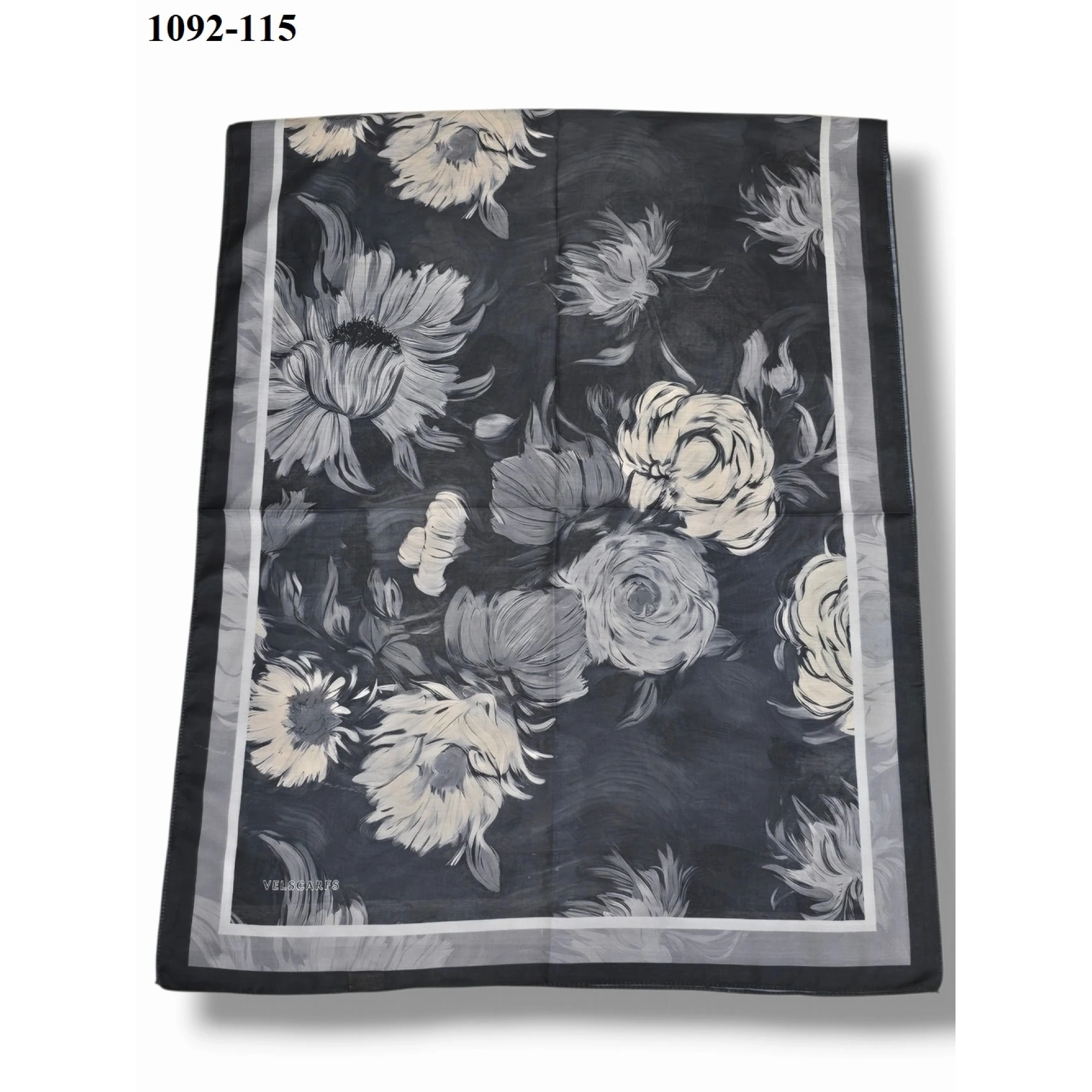 Velscarfs Soft Pamuk Şal (Siyah) 1092-115