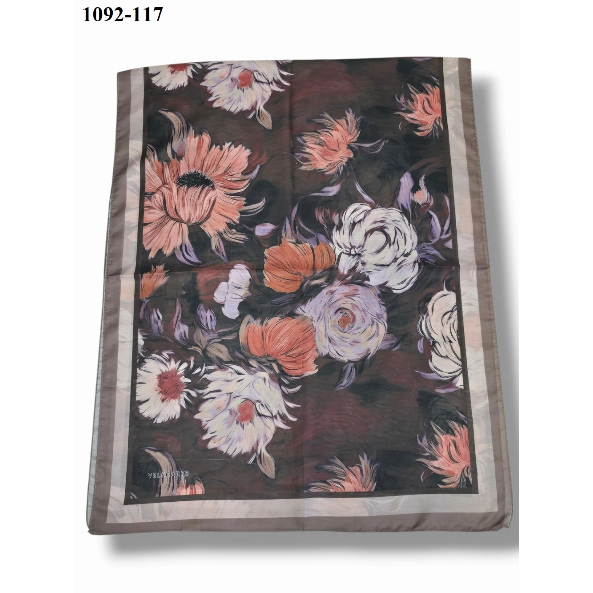 Velscarfs Soft Pamuk Şal (Kahverengi) 1092-117