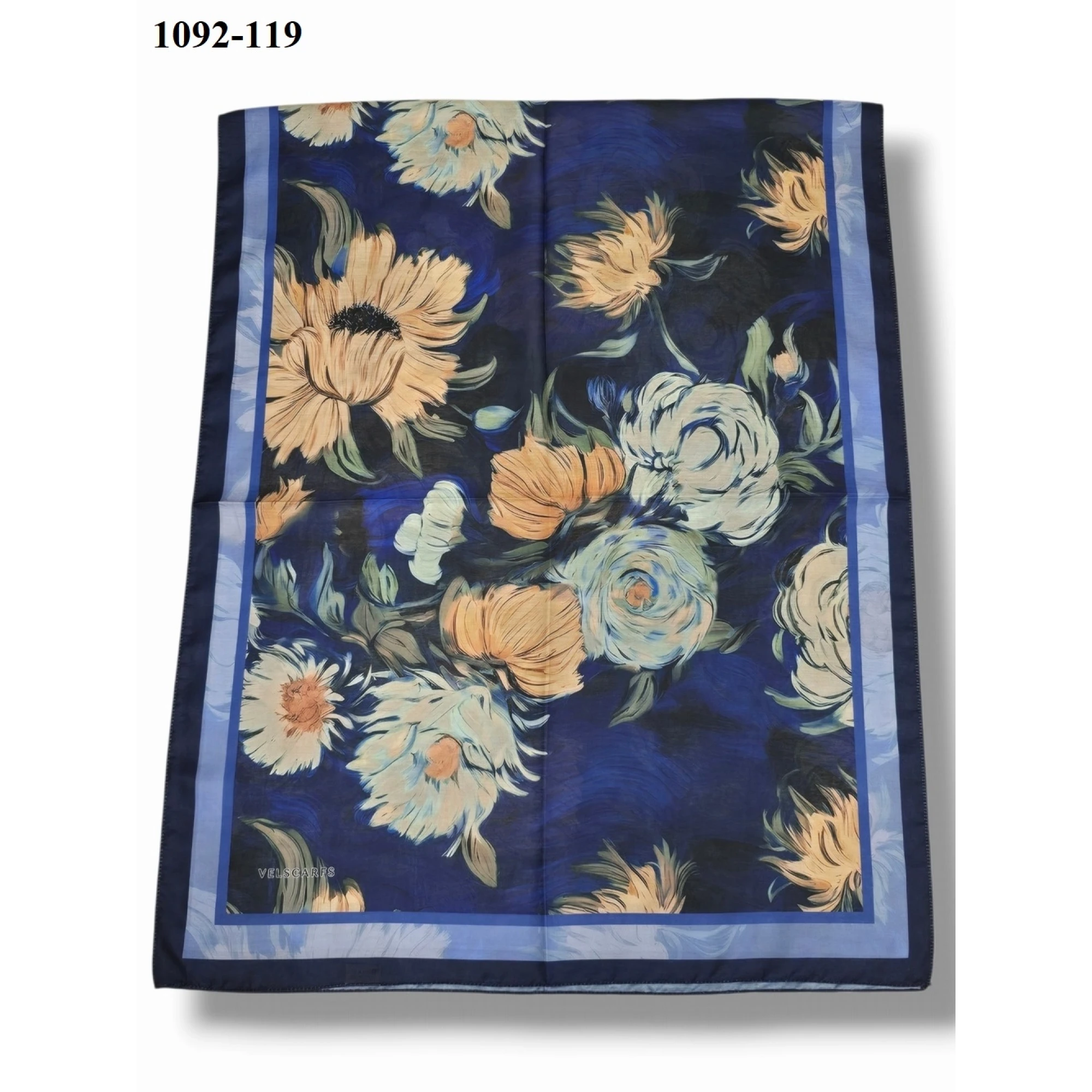 Velscarfs Soft Pamuk Şal (Lacivert) 1092-119