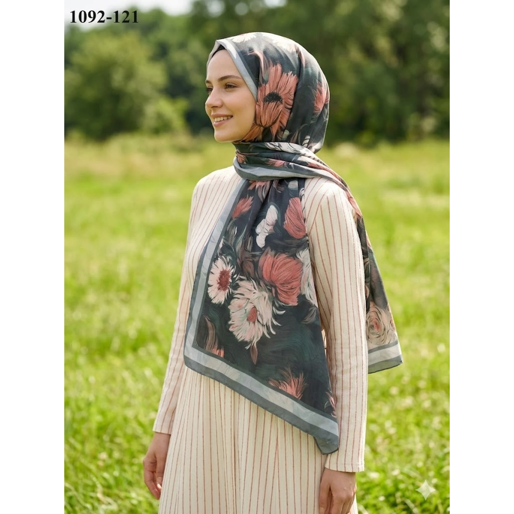 Velscarfs Soft Pamuk Şal (Gri) 1092-121