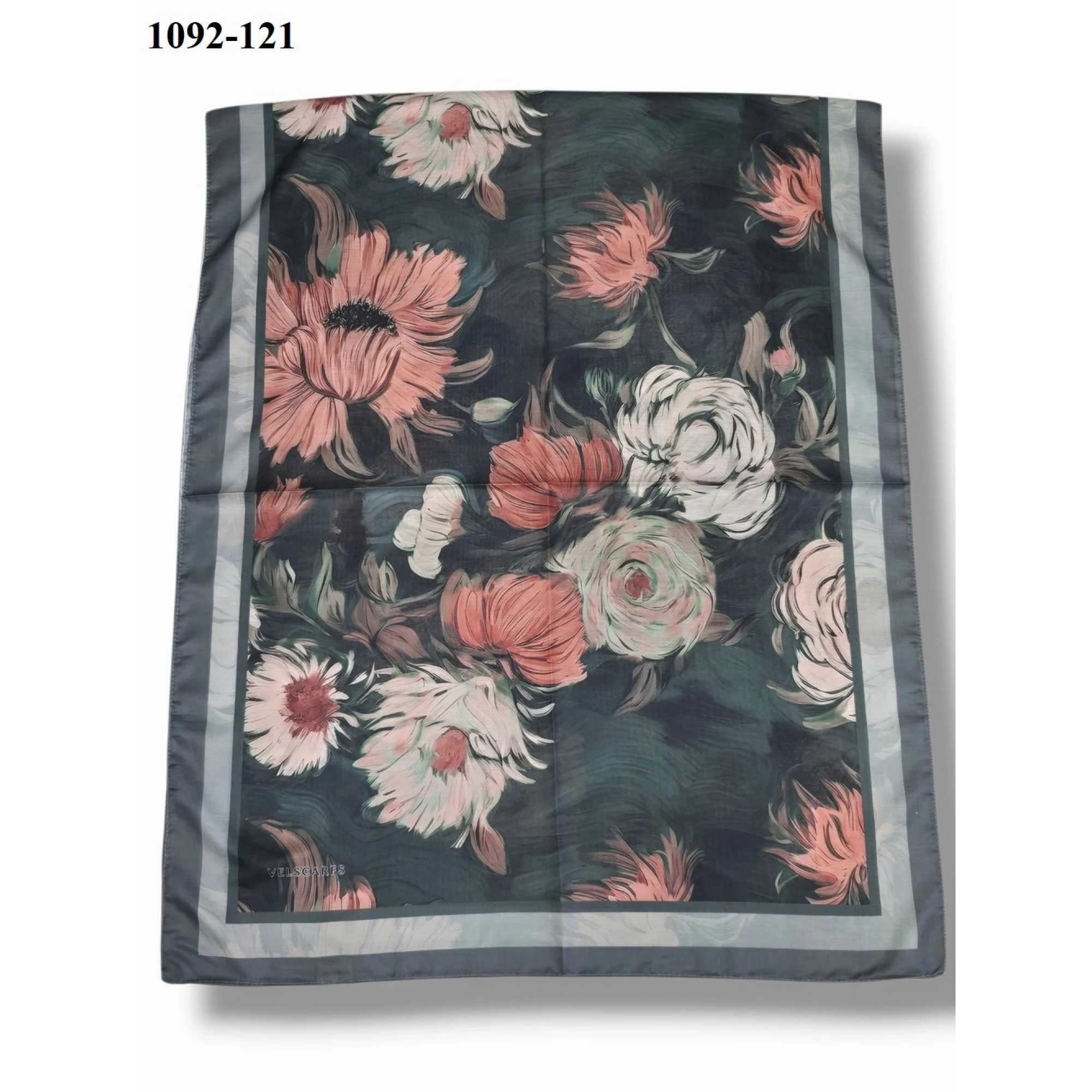 Velscarfs Soft Pamuk Şal (Gri) 1092-121