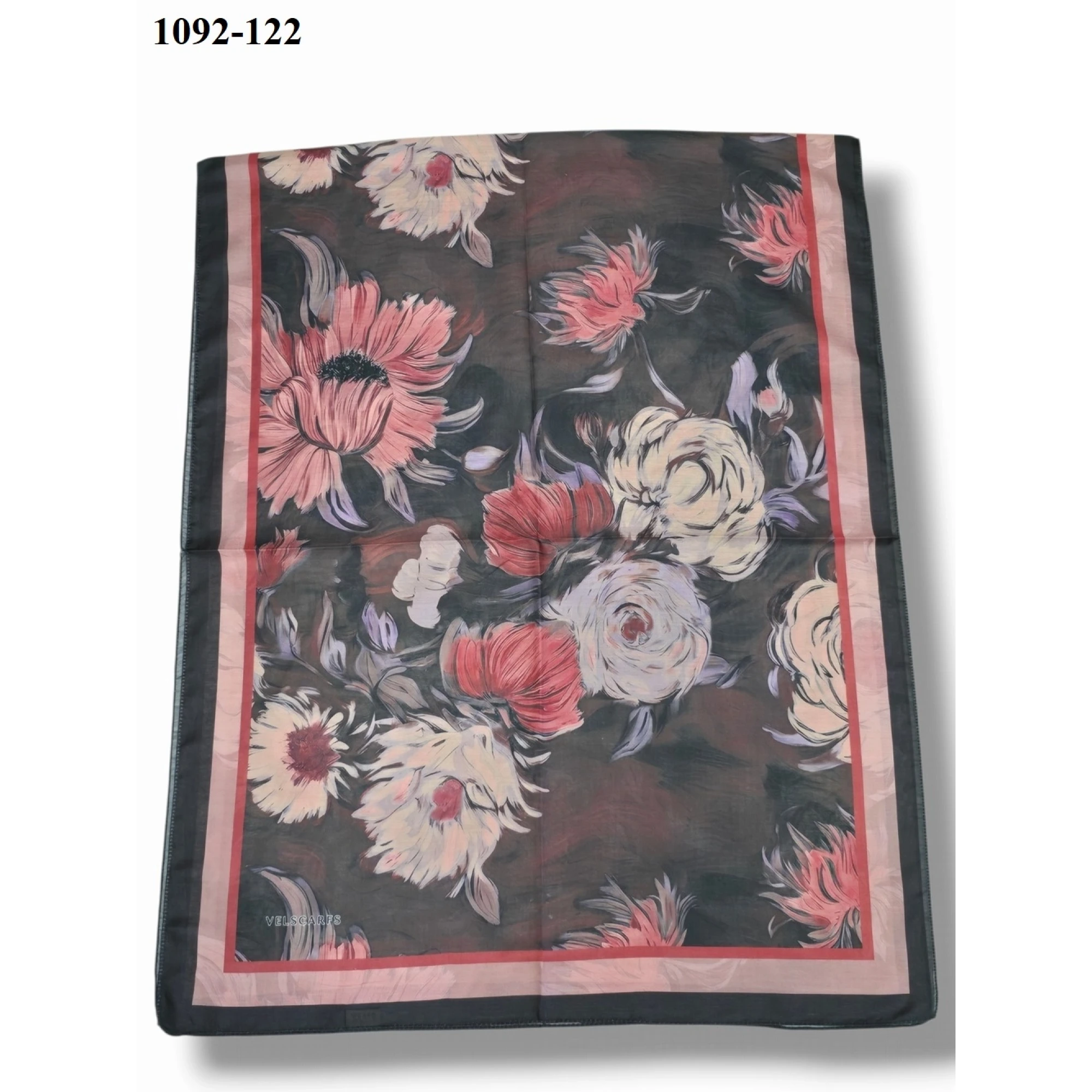 Velscarfs Soft Pamuk Şal (Siyah) 1092-122