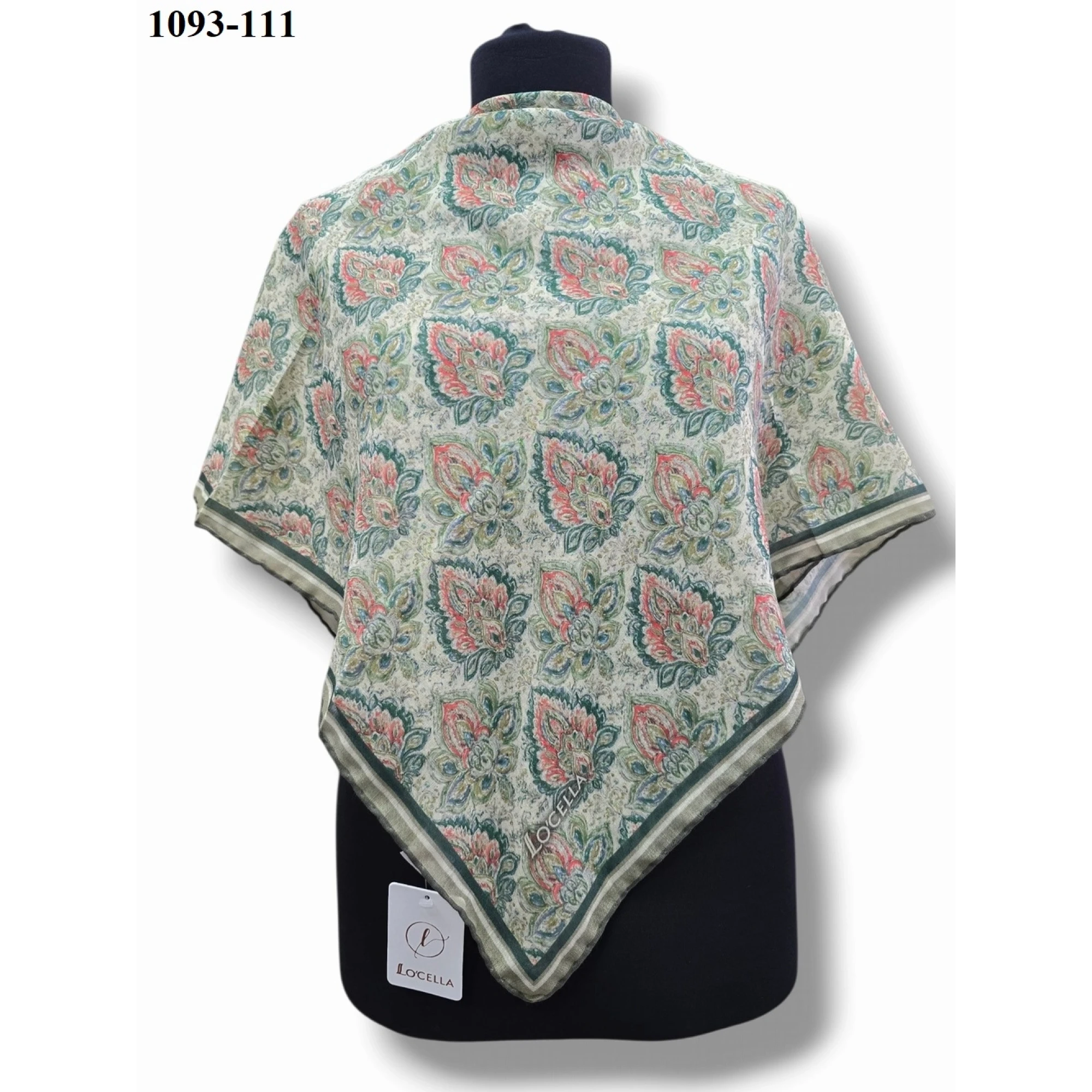 Locella Soft Pamuk Eşarp (Yeşil) 1093-111