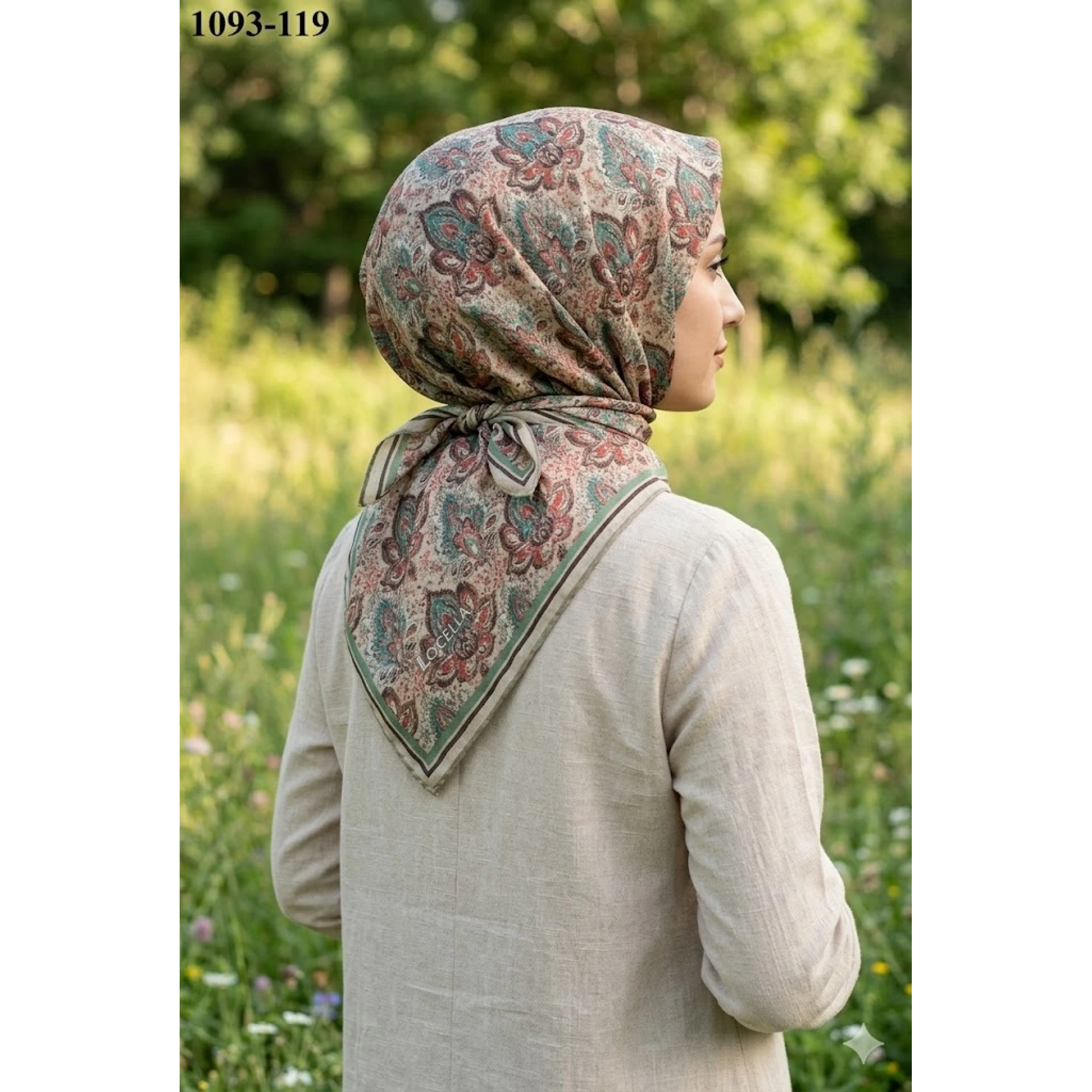 Locella Soft Pamuk Eşarp (Sütlü Kahve) 1093-119