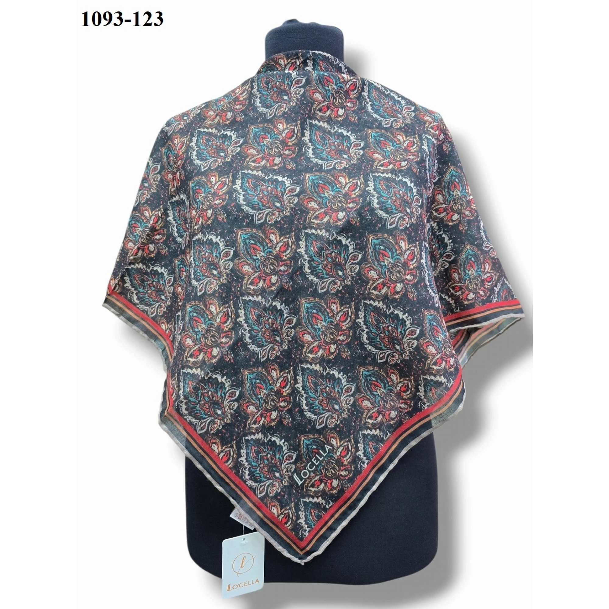 Locella Soft Pamuk Eşarp (Siyah) 1093-123