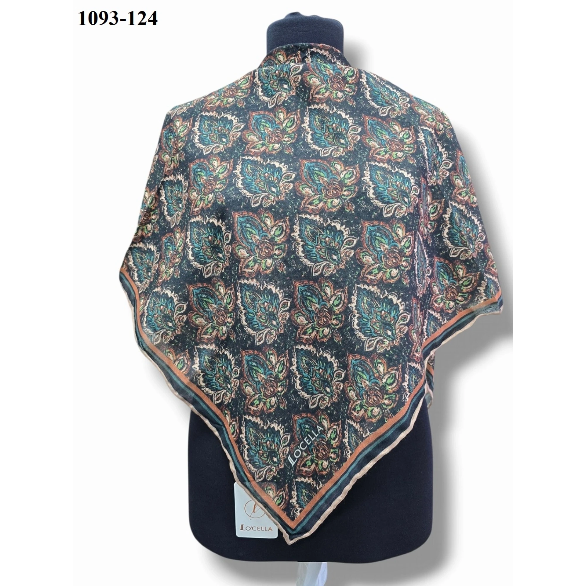 Locella Soft Pamuk Eşarp (Siyah) 1093-124