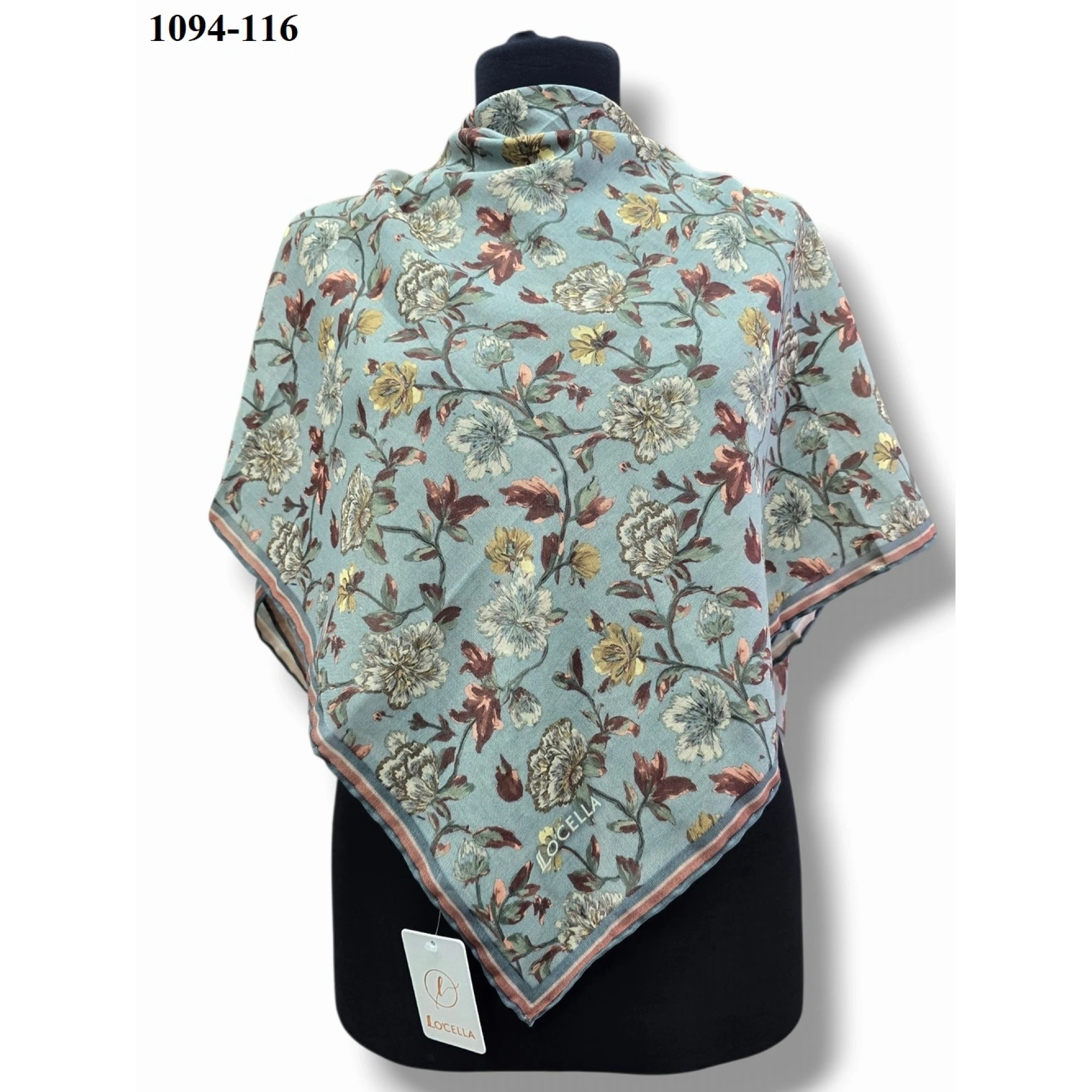 Locella Soft Pamuk Eşarp (Nil Yeşili) 1094-116