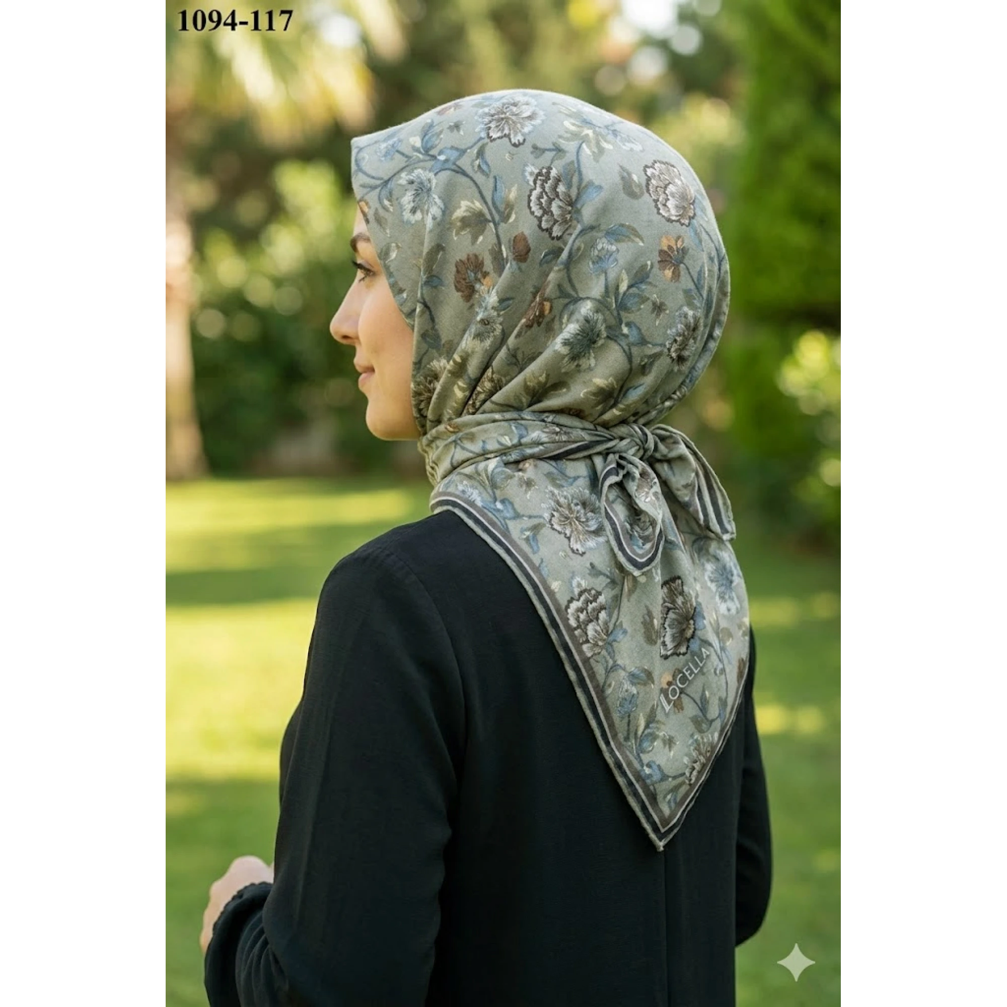 Locella Soft Pamuk Eşarp (Çağla Yeşili) 1094-117