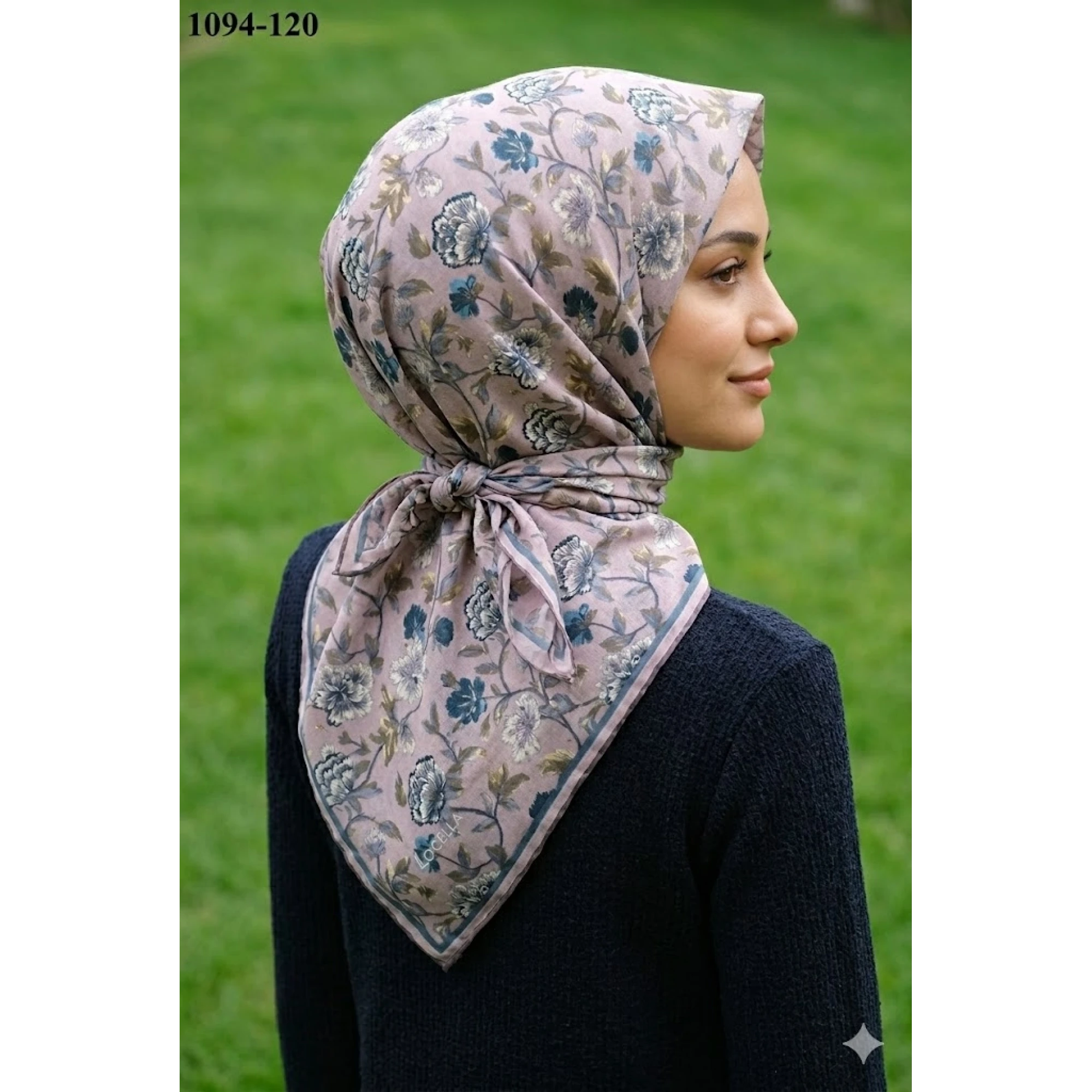 Locella Soft Pamuk Eşarp (Kirlü Gül) 1094-120