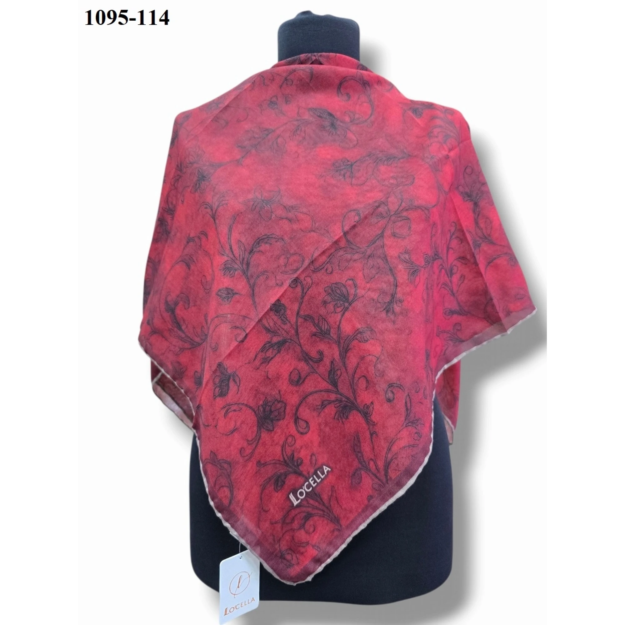 Locella Soft Pamuk Eşarp (Kırmızı) 1095-114