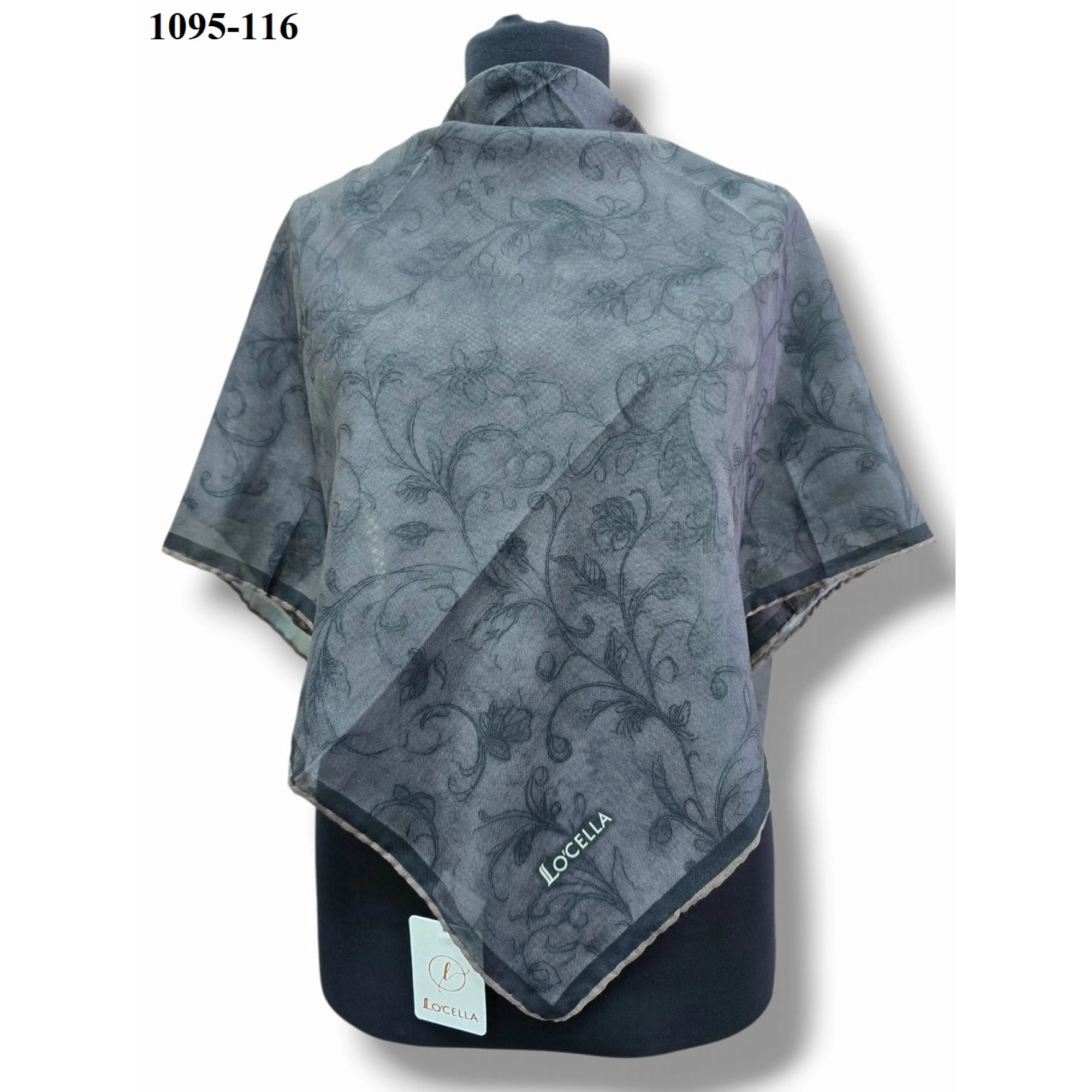 Locella Soft Pamuk Eşarp (Gri) 1095-116