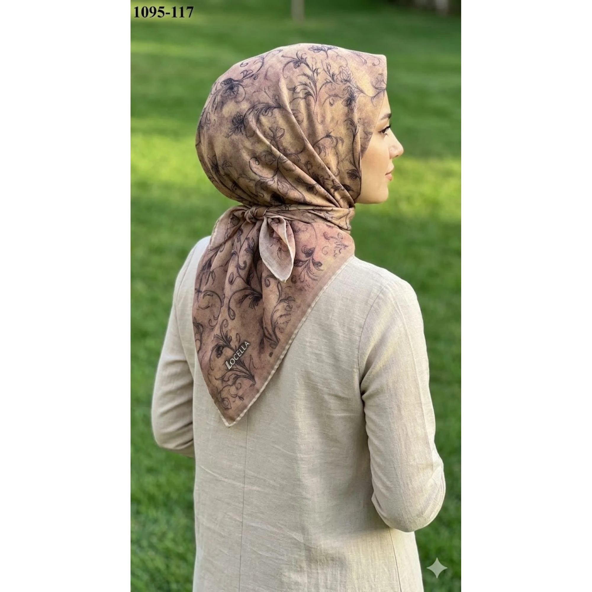 Locella Soft Pamuk Eşarp (Sarı) 1095-117