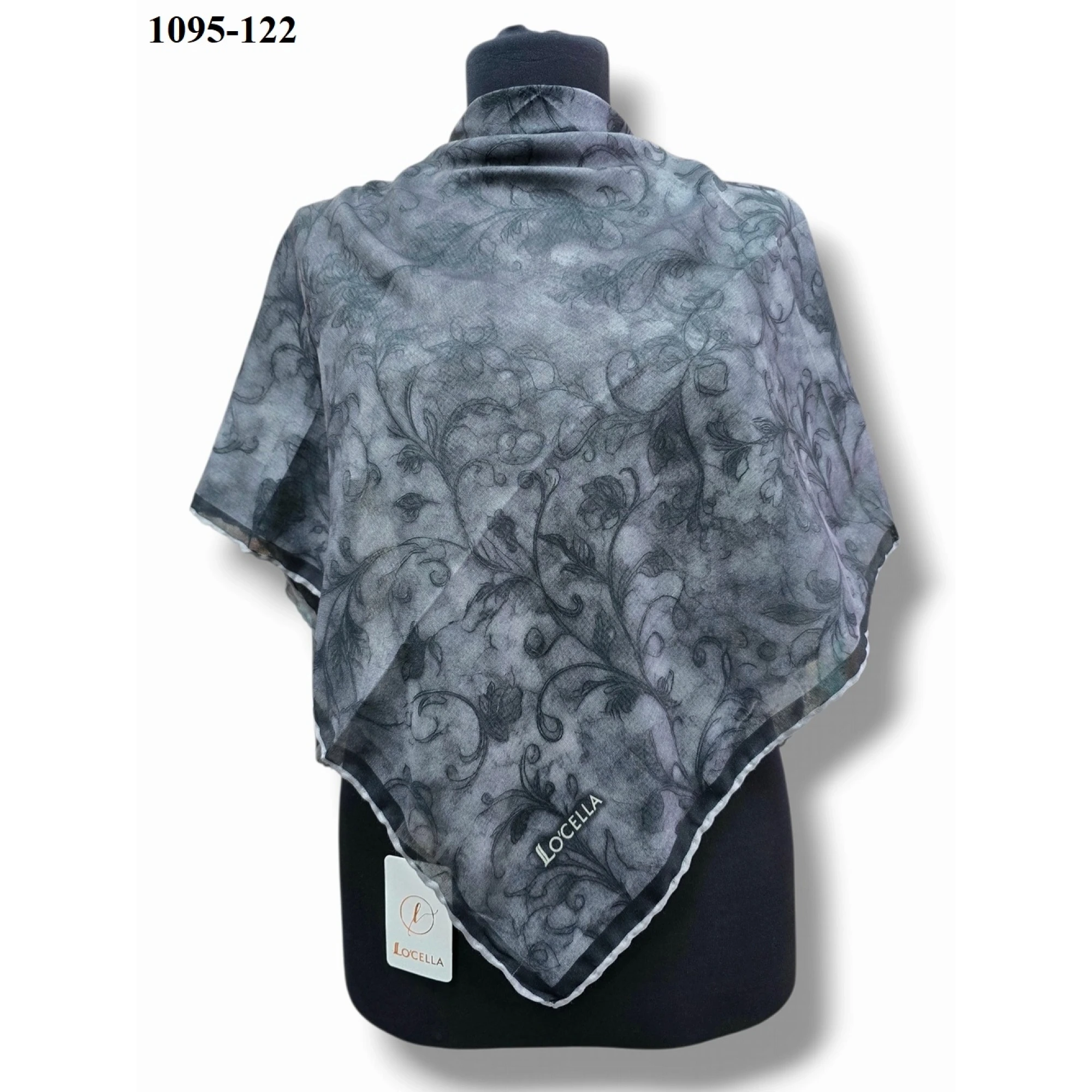 Locella Soft Pamuk Eşarp (Antrasit) 1095-122