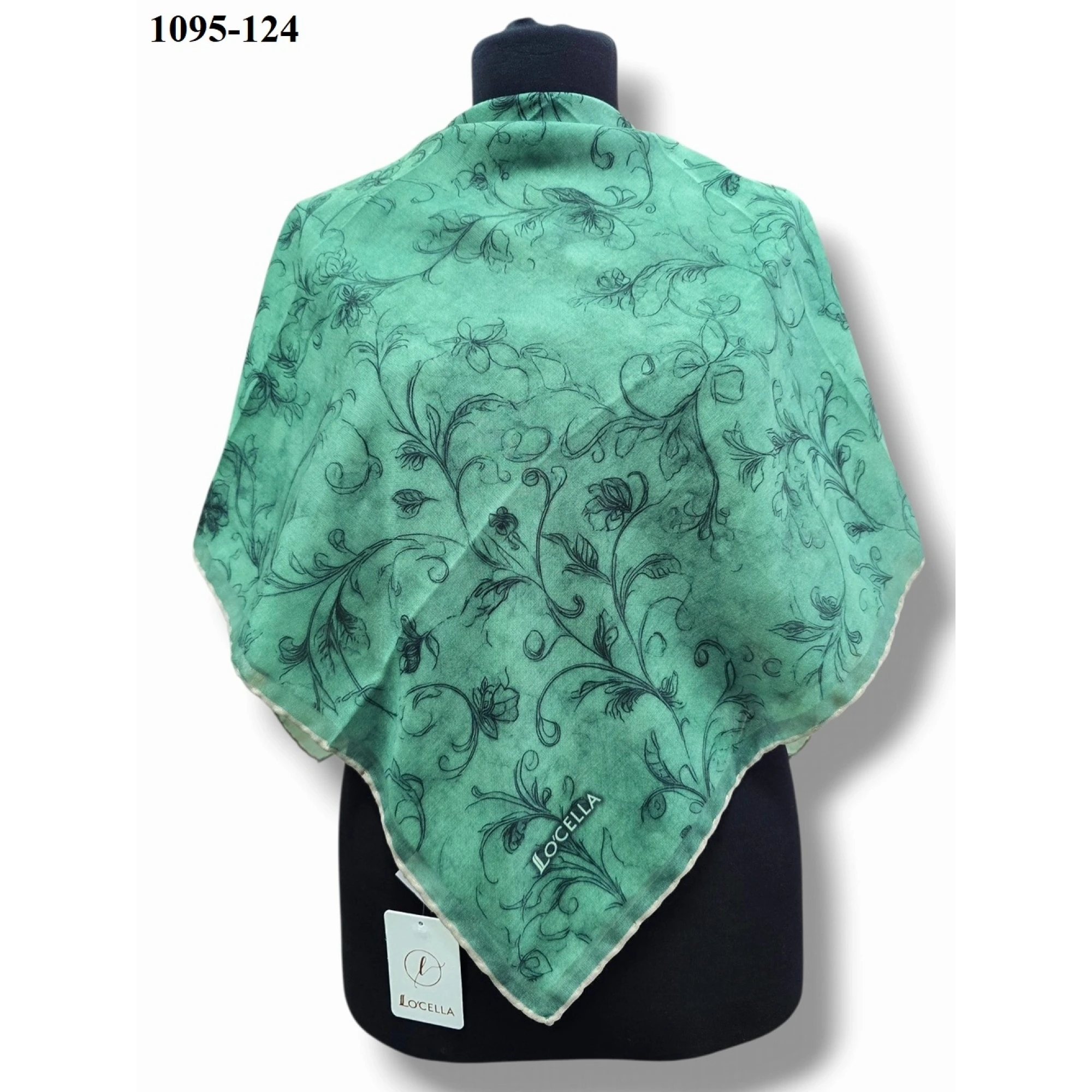 Locella Soft Pamuk Eşarp (Elma Yeşili) 1095-124