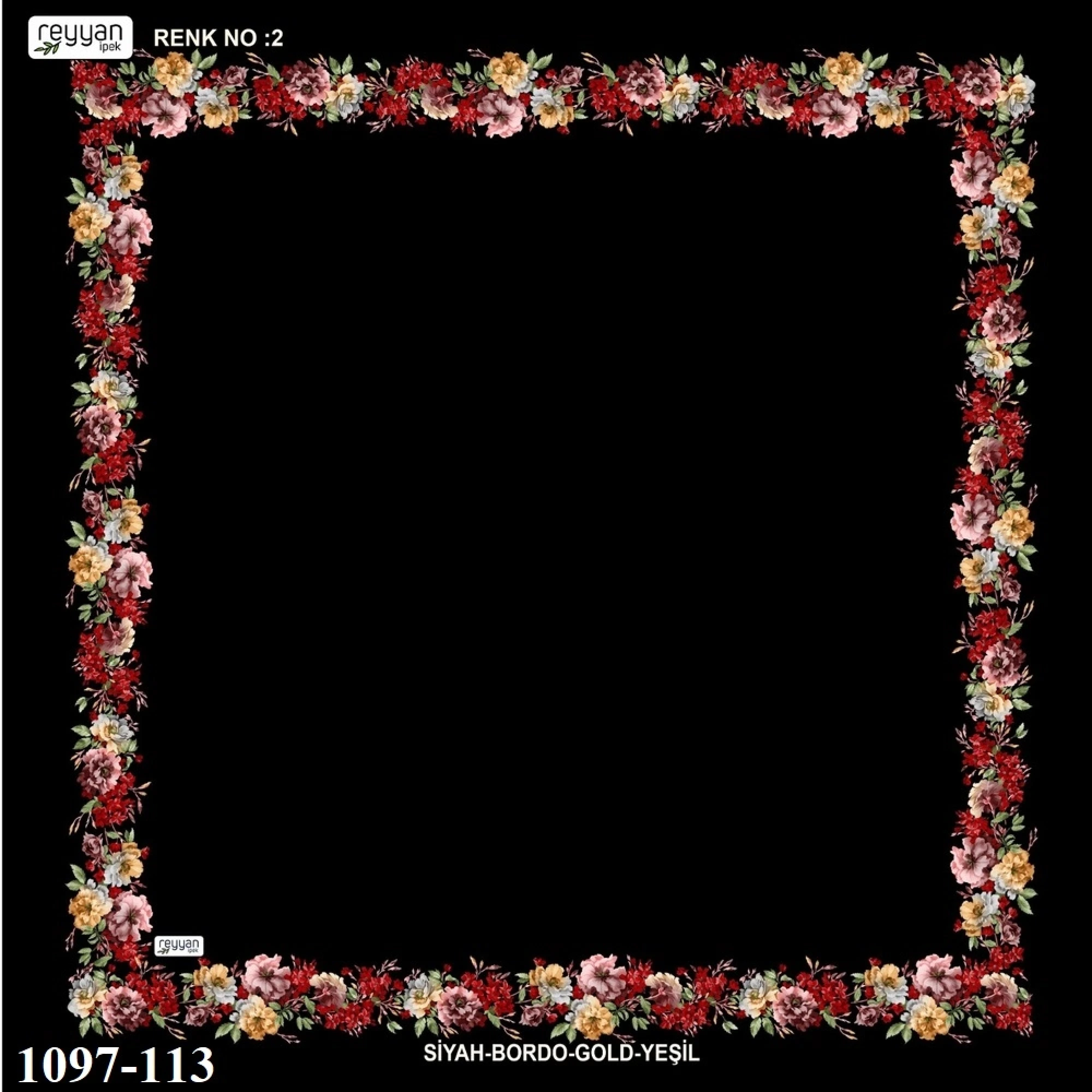 Reyyan İpek İçi Boş Desenli Oyalık Yazma 1097-113