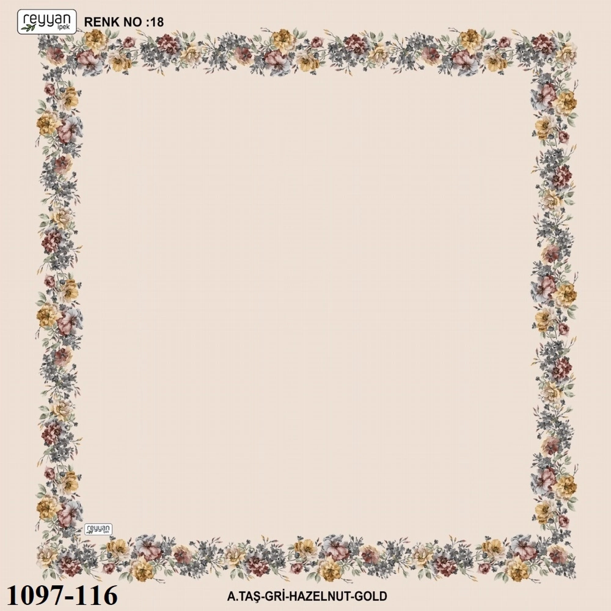 Reyyan İpek İçi Boş Desenli Oyalık Yazma 1097-116