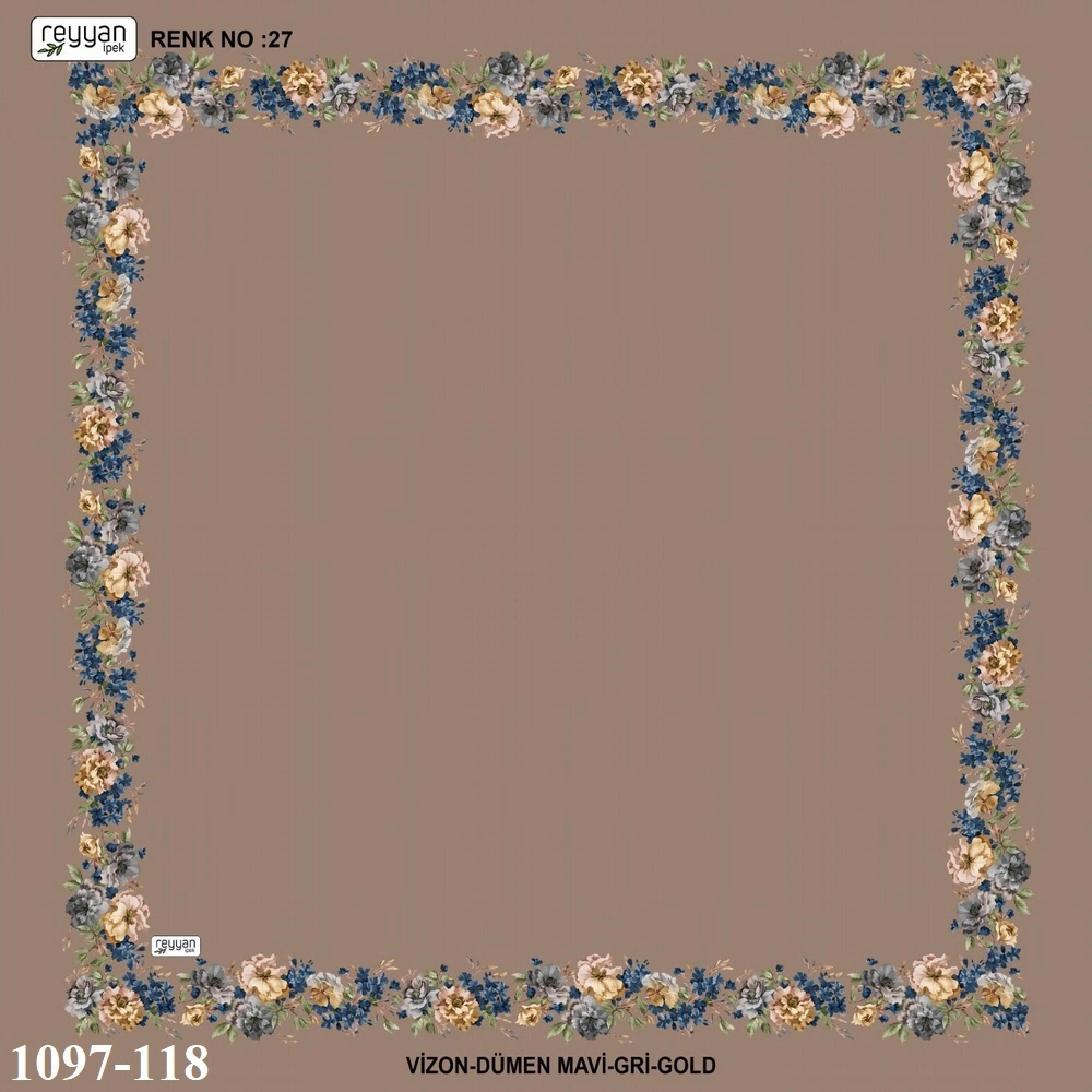 Reyyan İpek İçi Boş Desenli Oyalık Yazma 1097-118