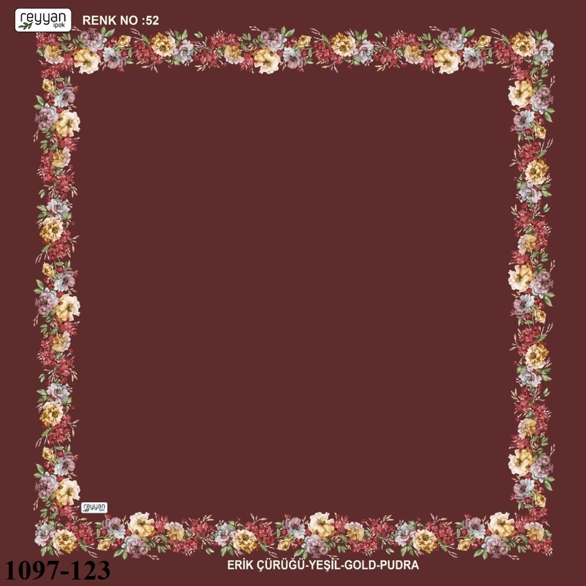 Reyyan İpek İçi Boş Desenli Oyalık Yazma 1097-123