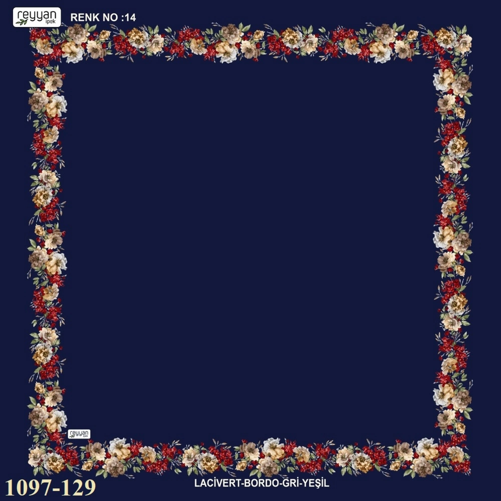 Reyyan İpek İçi Boş Desenli Oyalık Yazma 1097-129