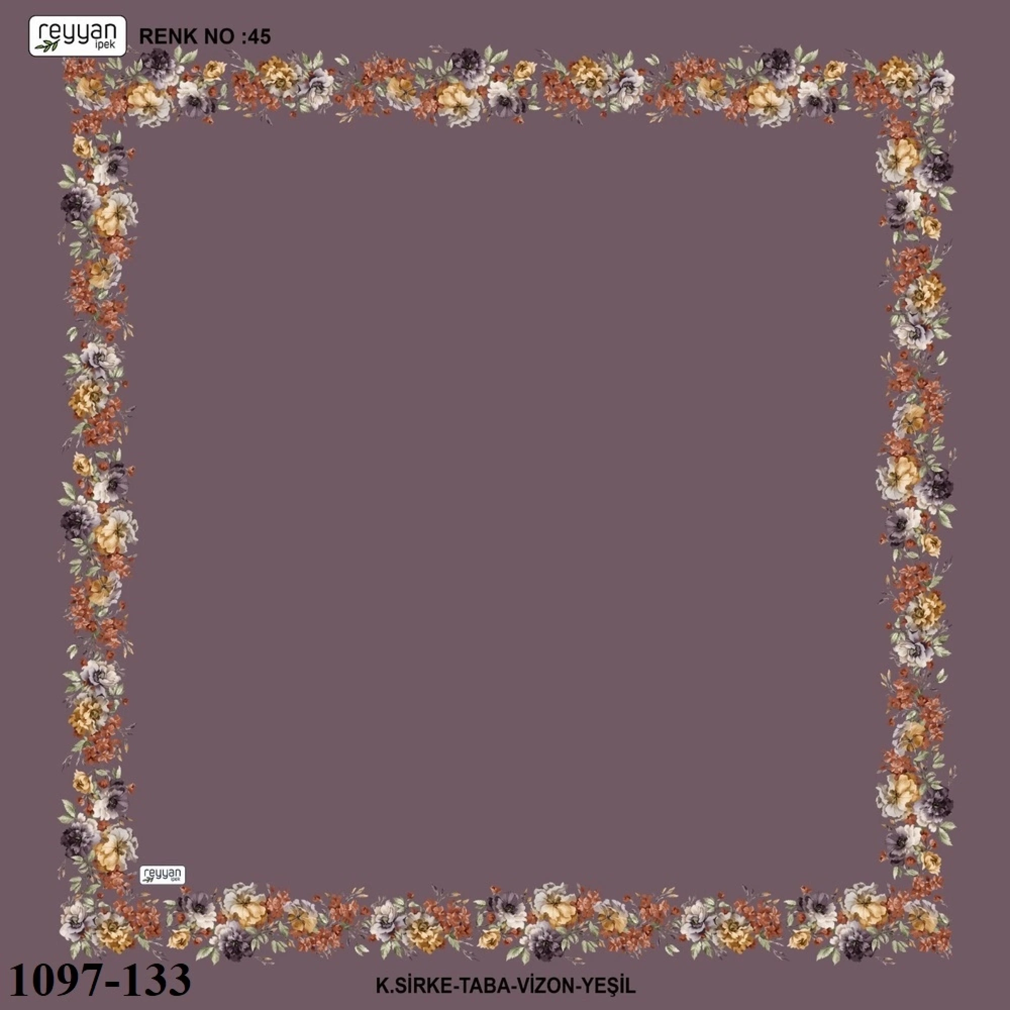 Reyyan İpek İçi Boş Desenli Oyalık Yazma 1097-133