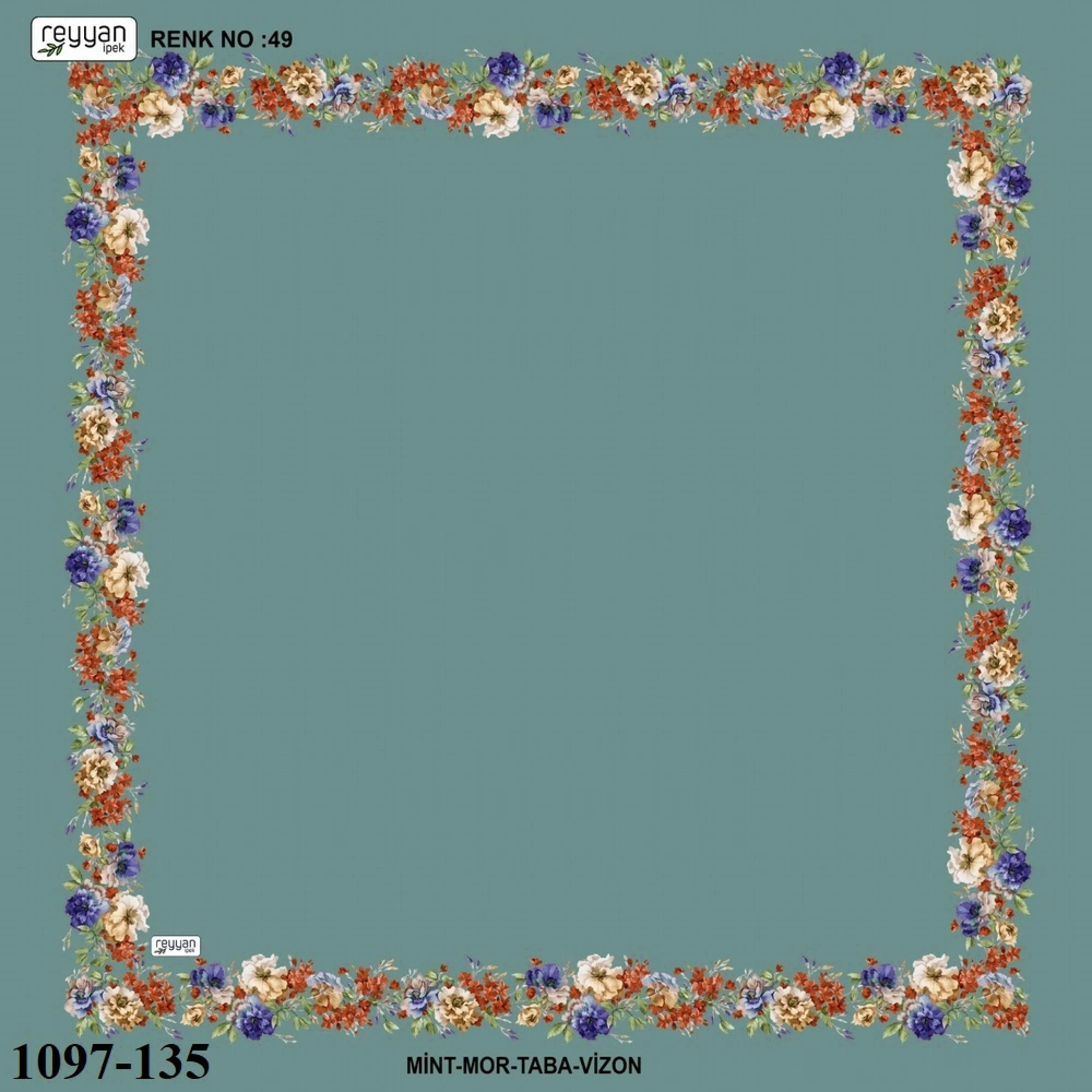 Reyyan İpek İçi Boş Desenli Oyalık Yazma 1097-135