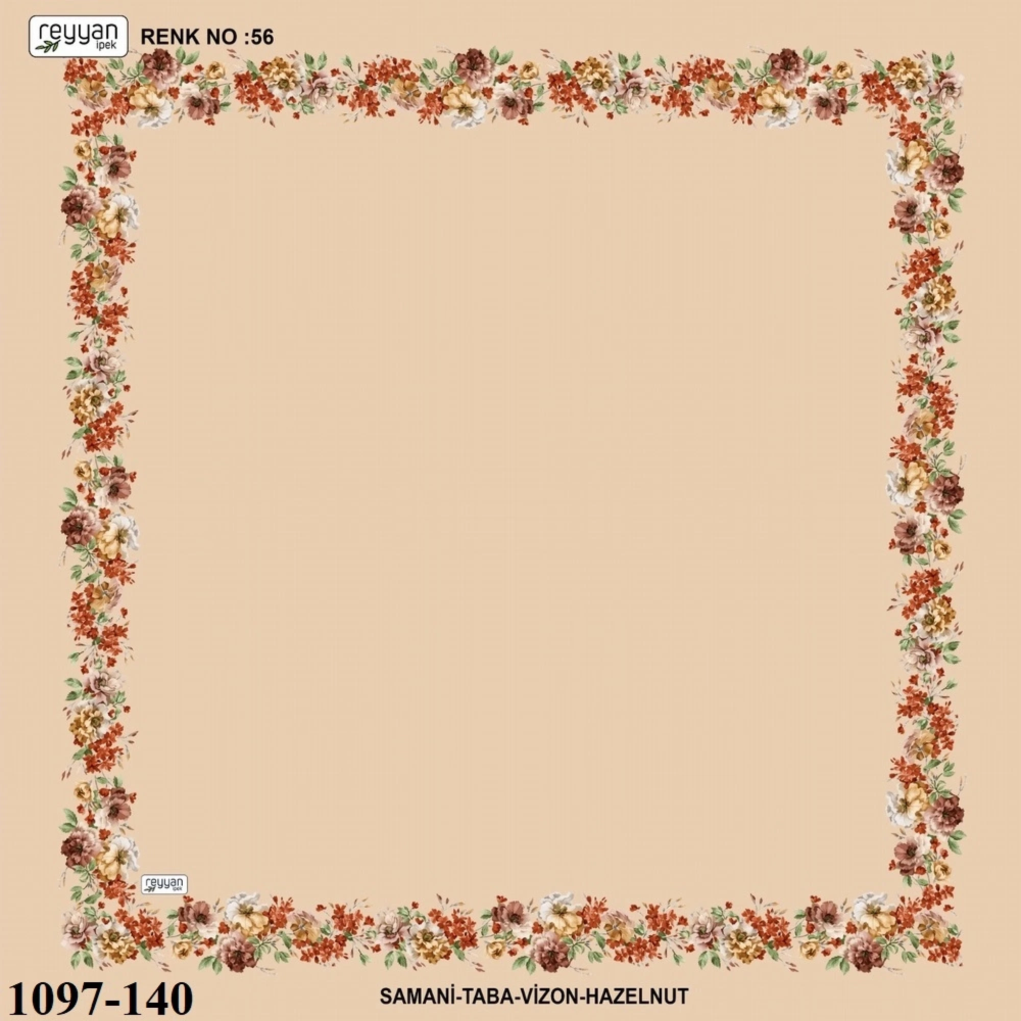 Reyyan İpek İçi Boş Desenli Oyalık Yazma 1097-140