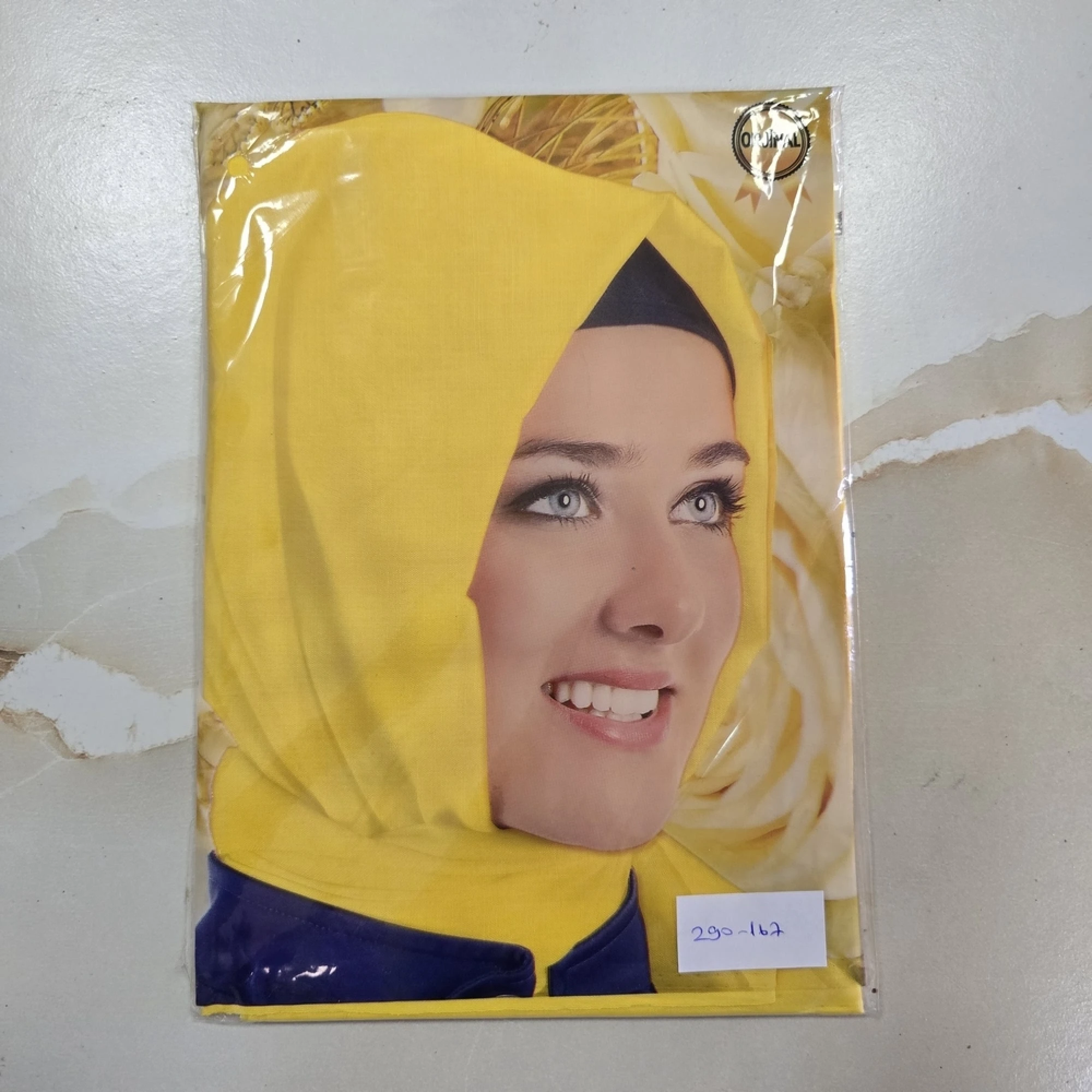 Düz Renk Ekonomik Poşetli Oyalık Yazma Sarı 290-167