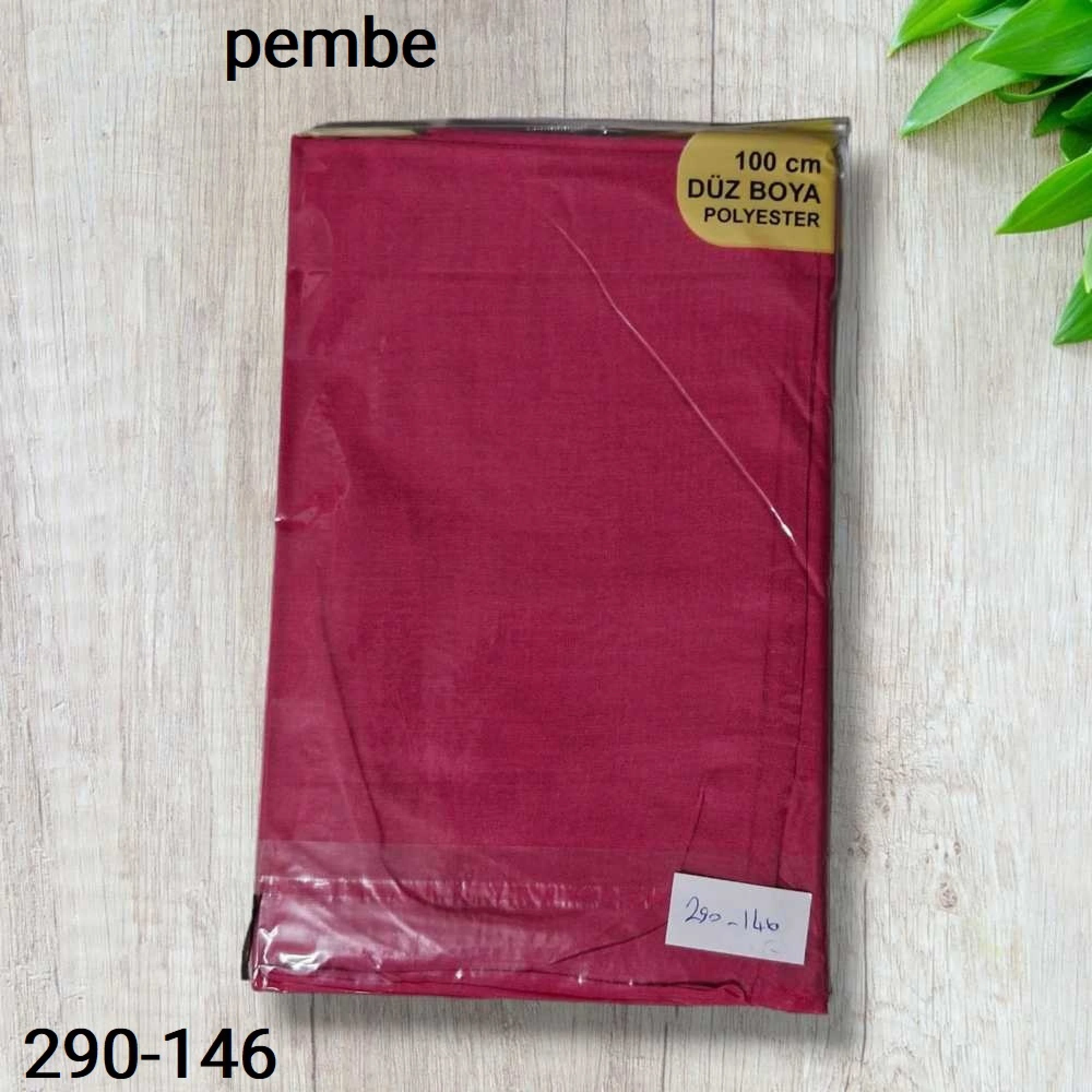 Düz Renk Ekonomik Poşetli Oyalık Yazma pembe 290-146