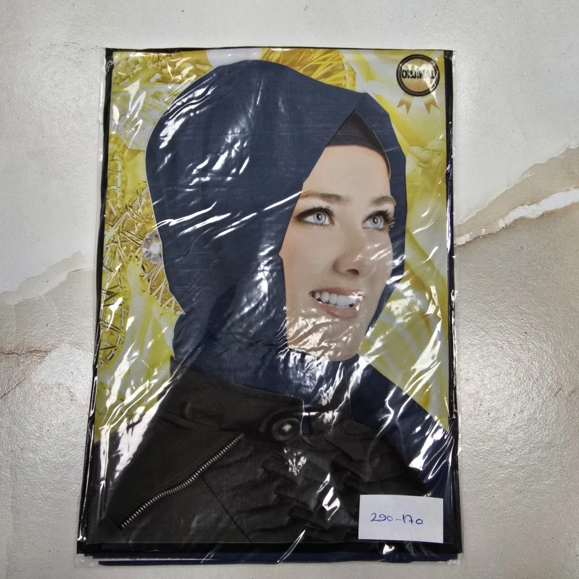 Düz Renk Ekonomik Poşetli Oyalık Yazma Koyu Petrol 290-170