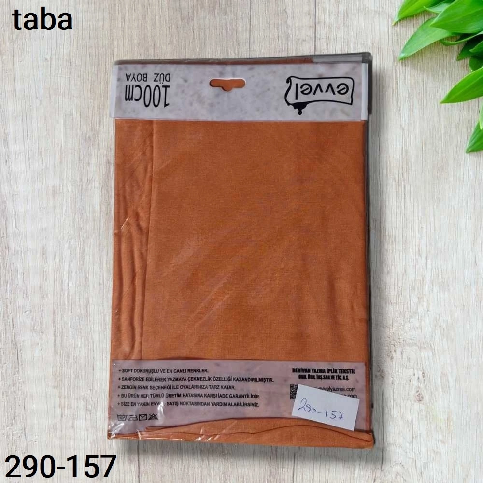 Düz Renk Ekonomik Poşetli Oyalık Yazma 290-157