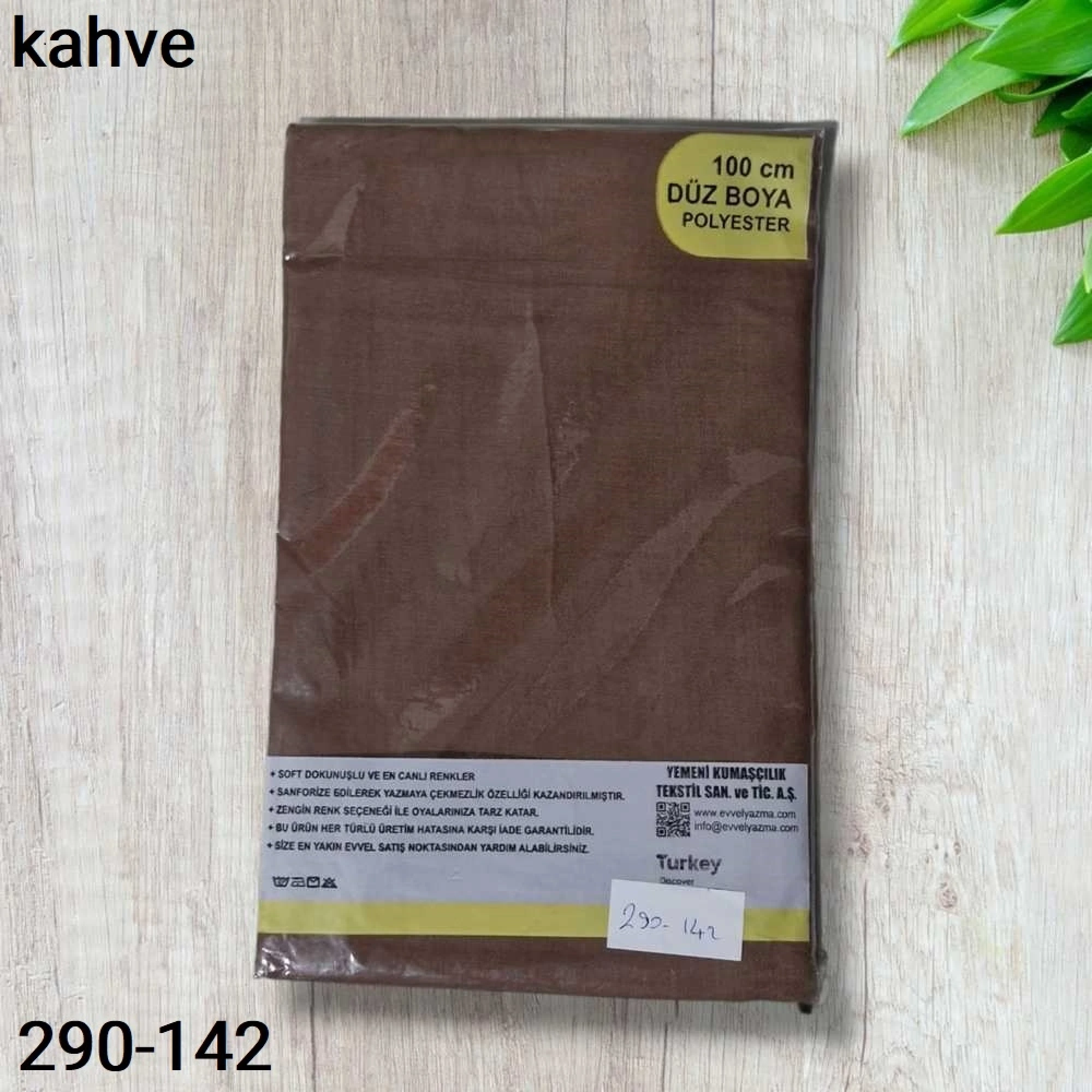 Düz Renk Ekonomik Poşetli Oyalık Yazma 290-134