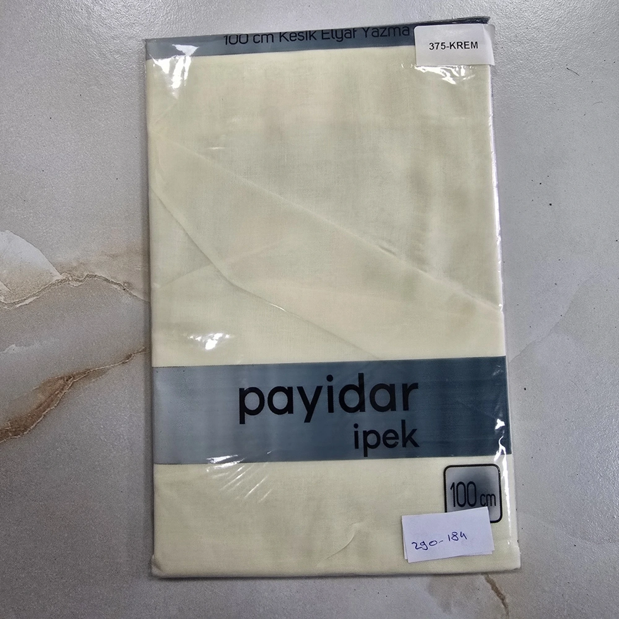 Düz Renk Ekonomik Poşetli Oyalık Yazma 290-184