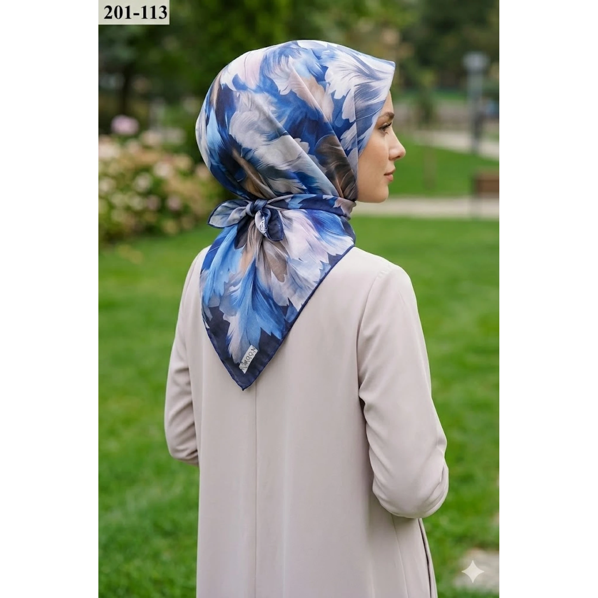 Moon Scarf Soft Pamuk Eşarp 201-113