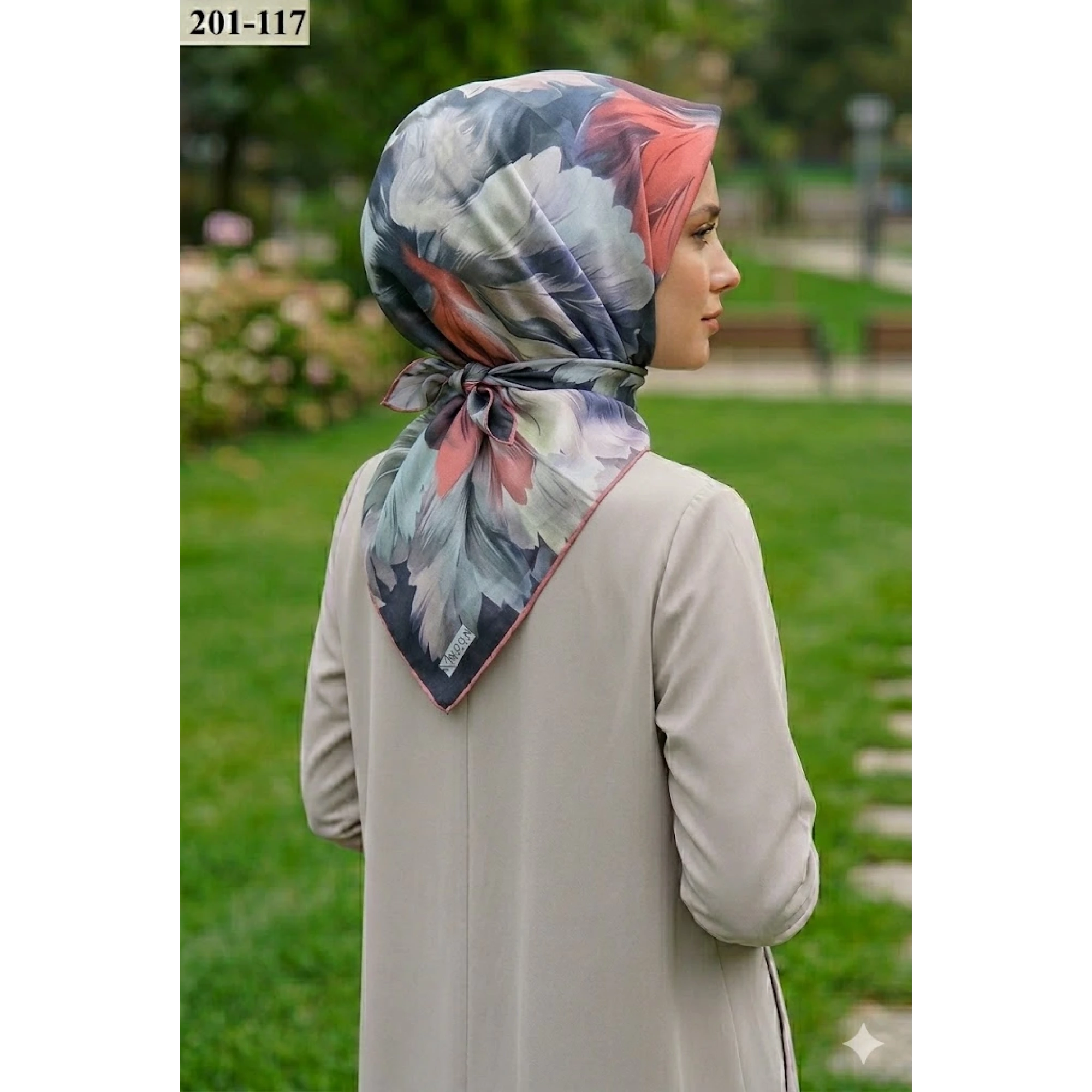 Moon Scarf Soft Pamuk Eşarp 201-117