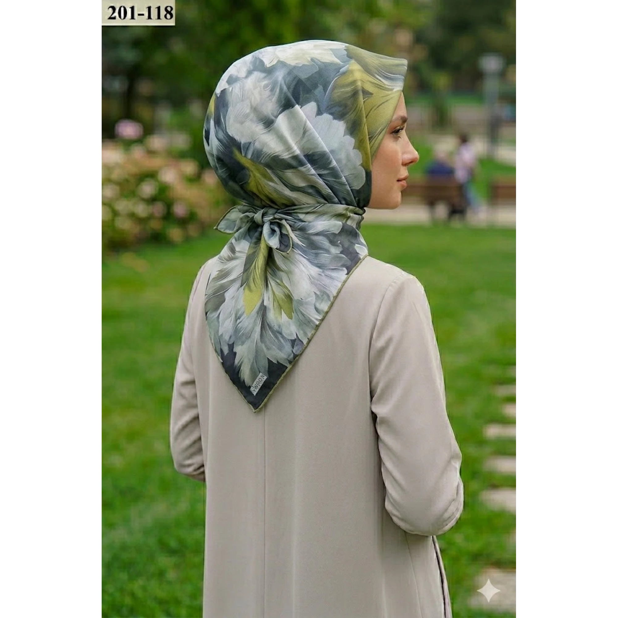 Moon Scarf Soft Pamuk Eşarp 201-118