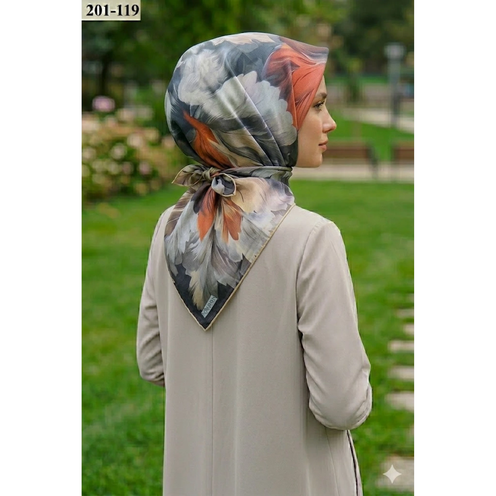 Moon Scarf Soft Pamuk Eşarp 201-119