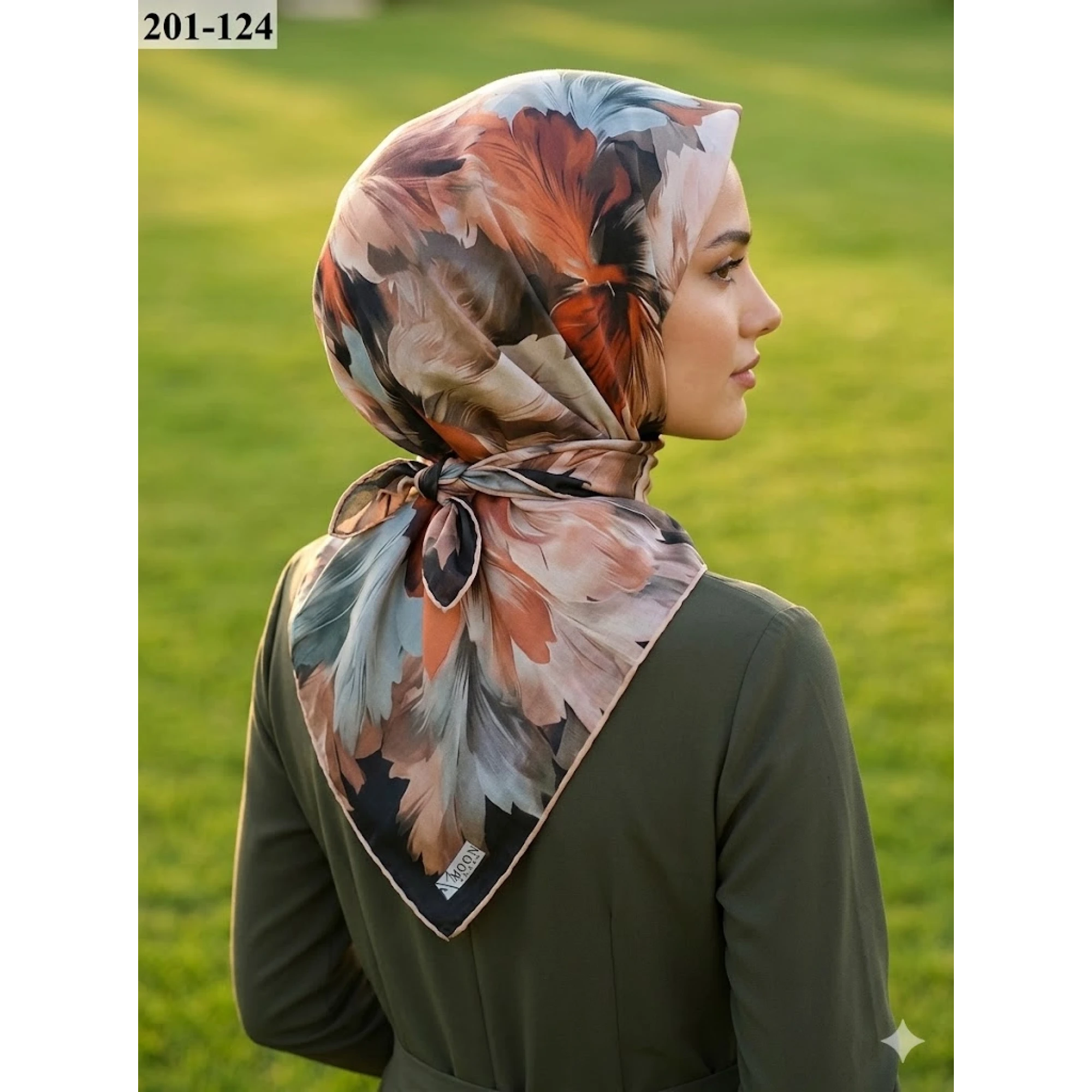Moon Scarf Soft Pamuk Eşarp 201-124