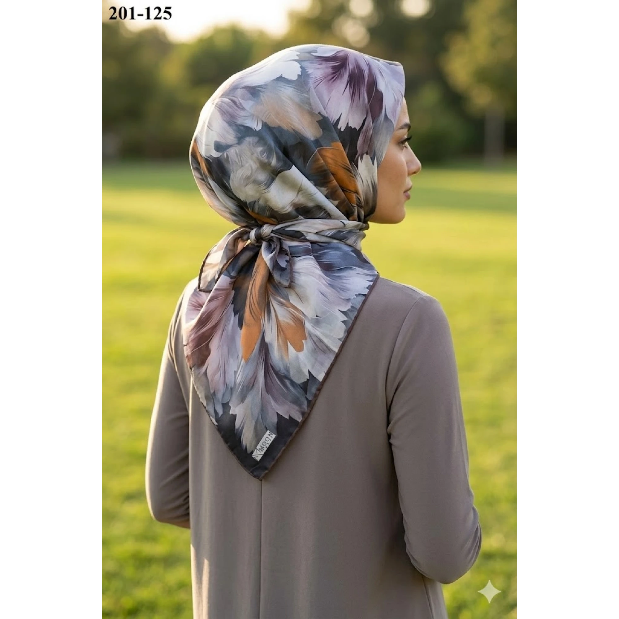 Moon Scarf Soft Pamuk Eşarp 201-125