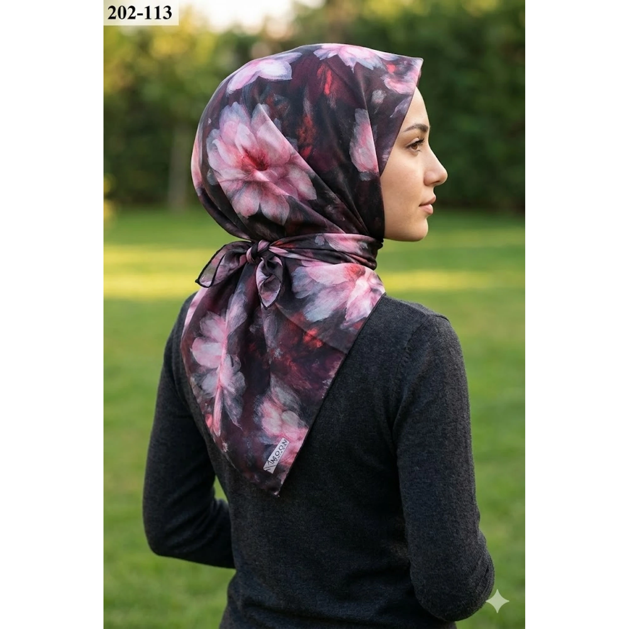 Moon Scarf Soft Pamuk Eşarp 202-113